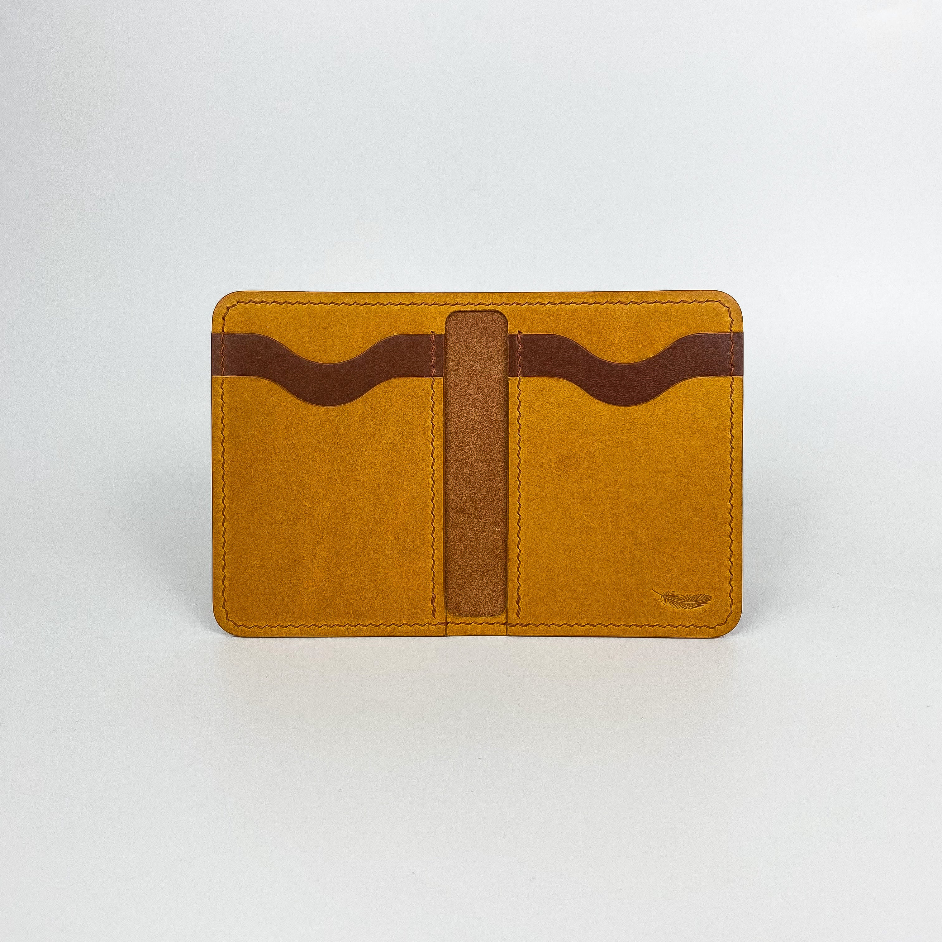 Atelish Buttero Leather Bifold Card Holder
