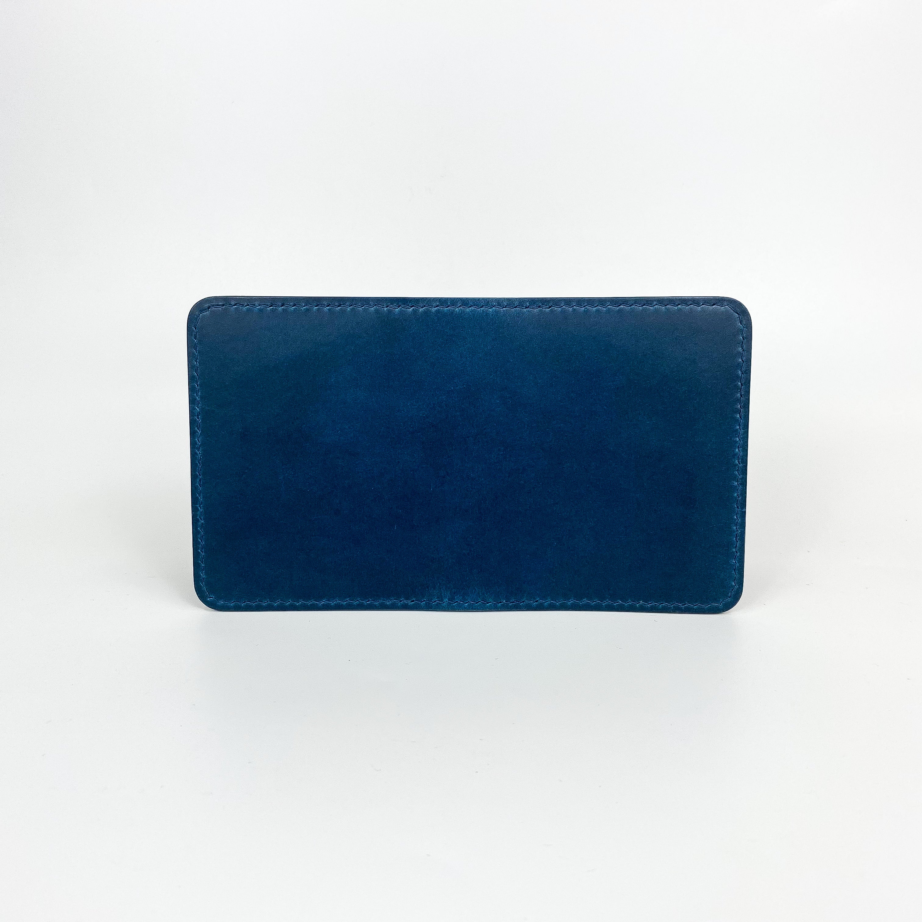 Atelish Vertical Buttero Leather Slim Bifold Wallet