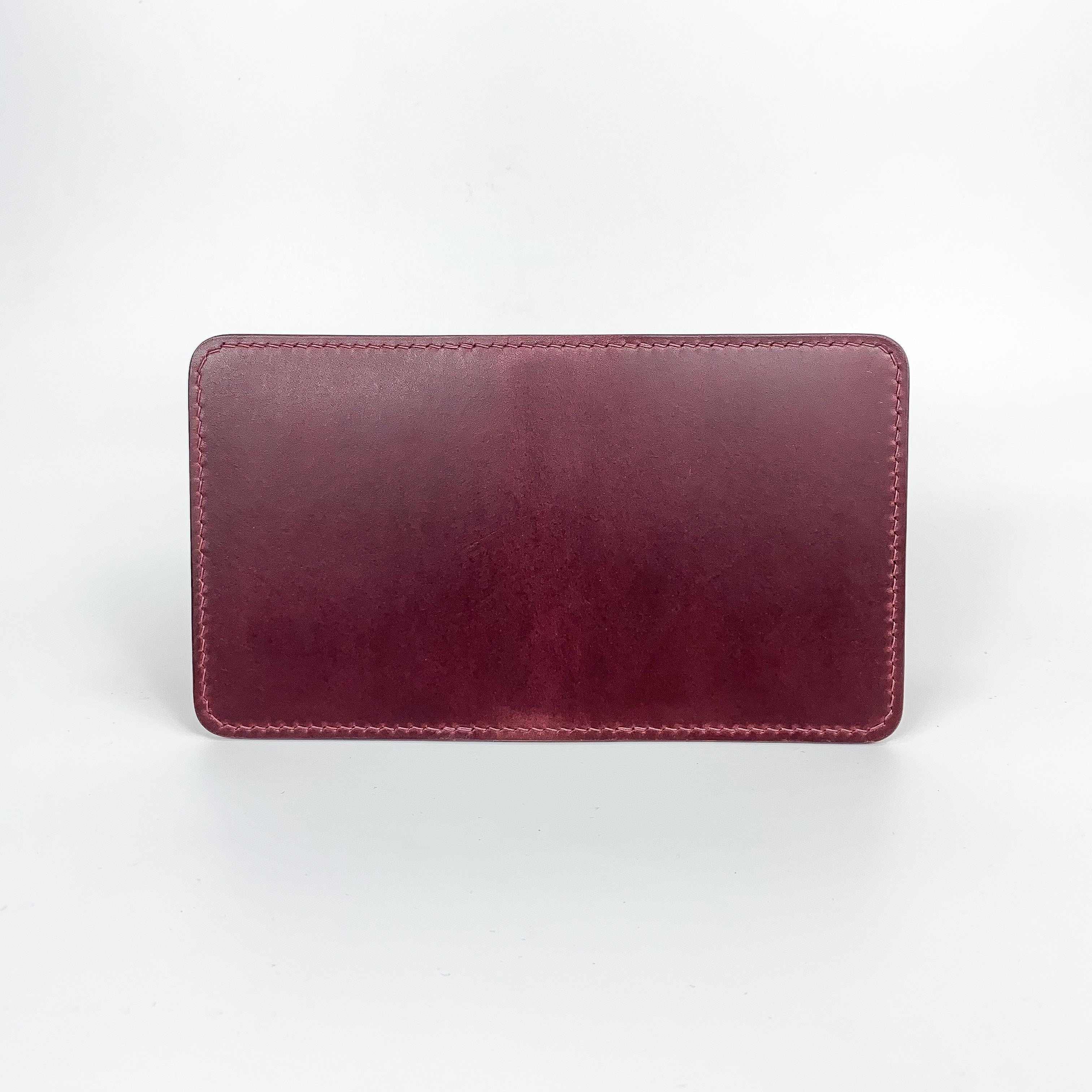 Atelish Vertical Buttero Leather Slim Bifold Wallet