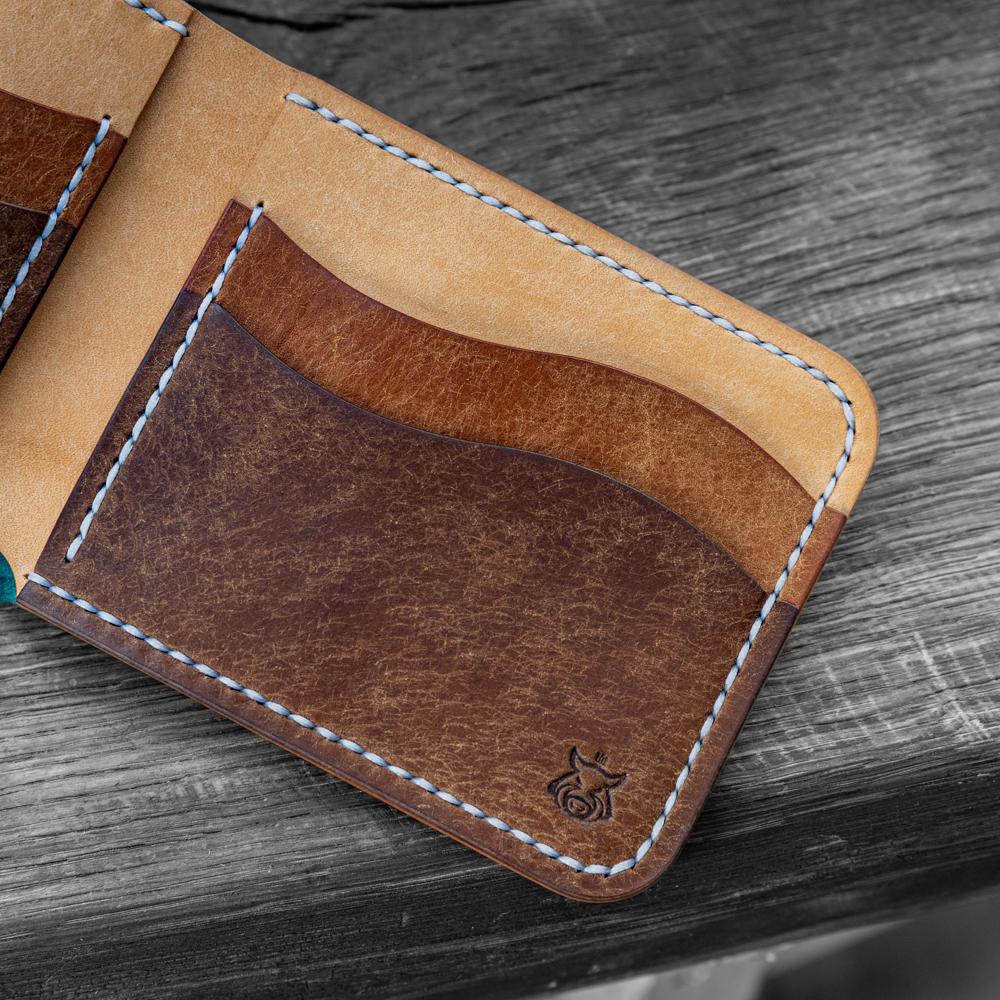Stash Bifold Wallet – Handcrafted Full-Grain Leather