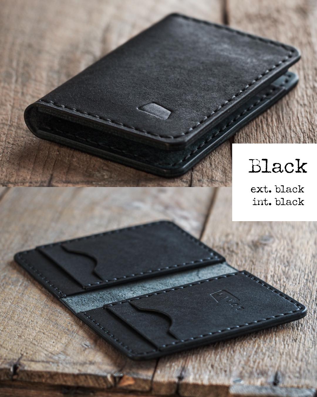 Ranch Wallet – Handmade Vertical Bifold in Full-Grain Leather, Rugged Minimalism