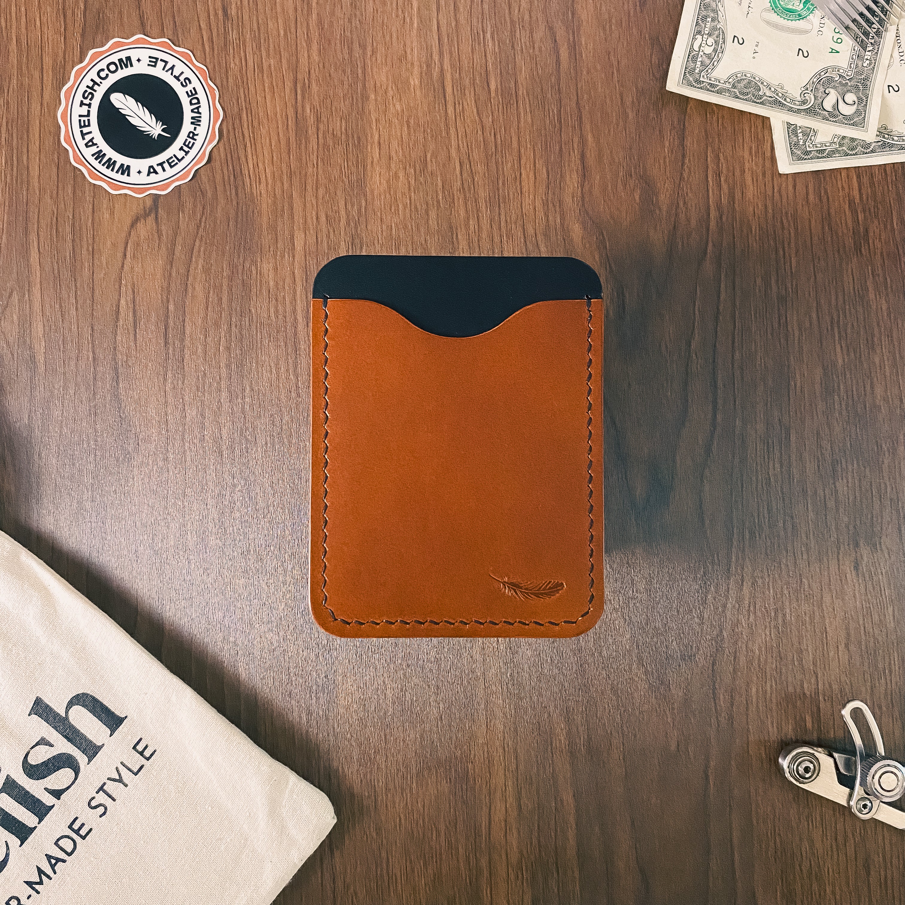 Atelish Buttero Leather Card Holder Ver 3