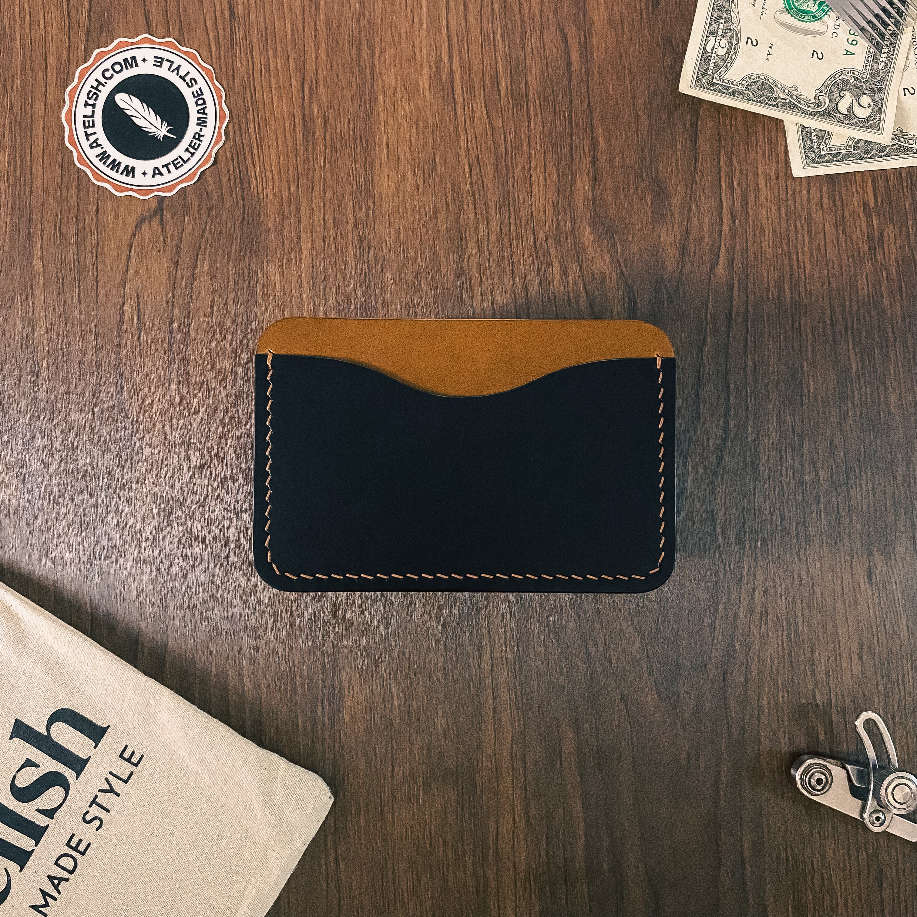 Atelish Buttero Leather Card Holder Ver 1