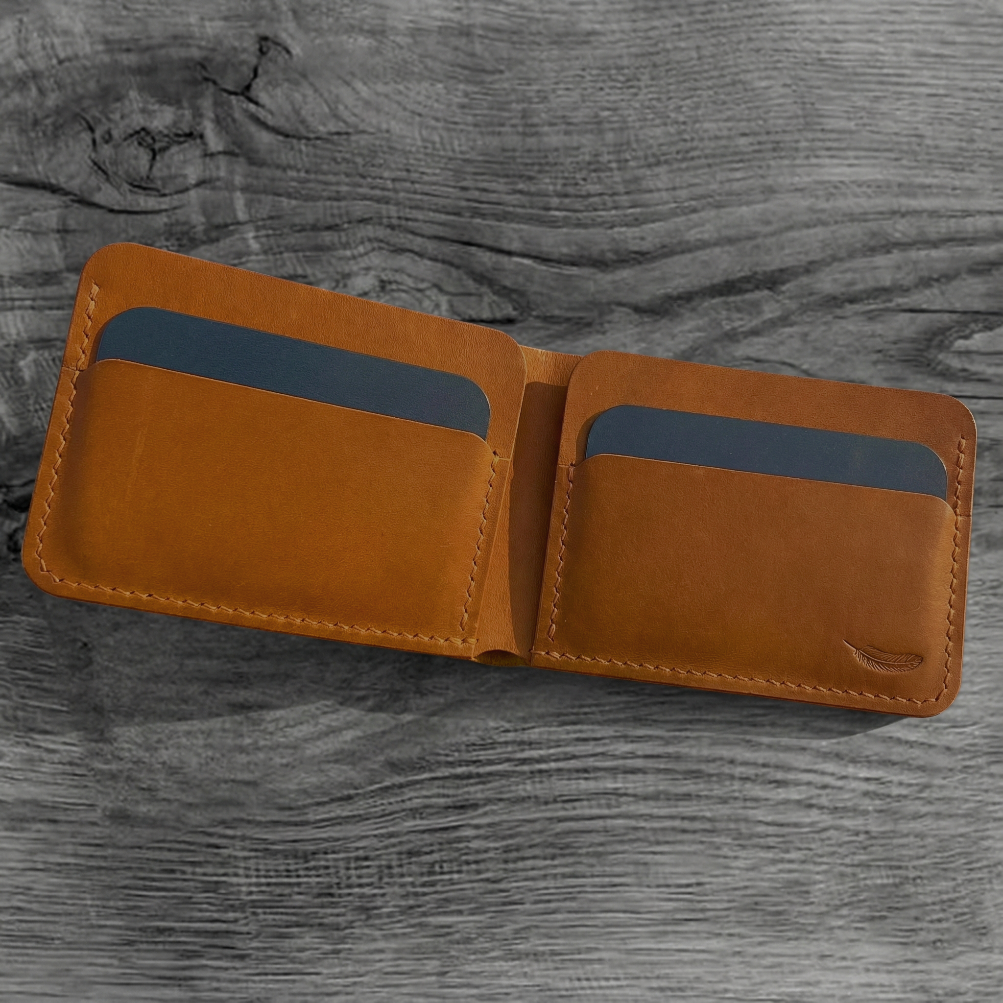 Atelish Semi Shell Cordovan - Buttero Minimalist Leather Bifold Wallet