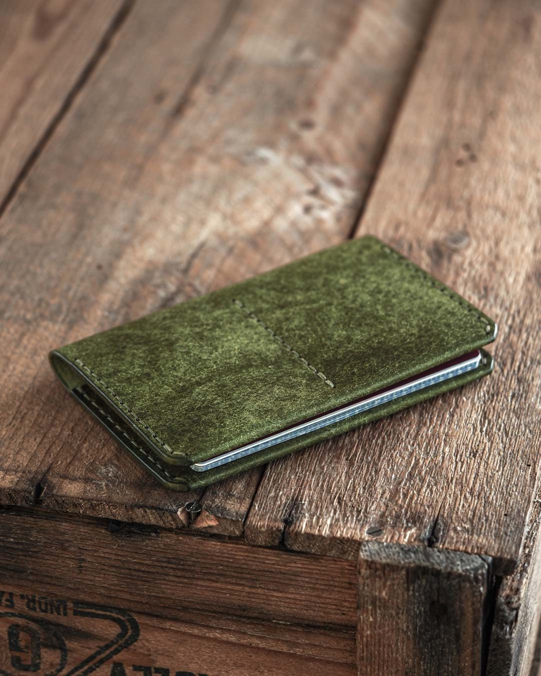 Passport Wallet – Handcrafted Full-Grain Leather Travel Wallet | Minimalist Design