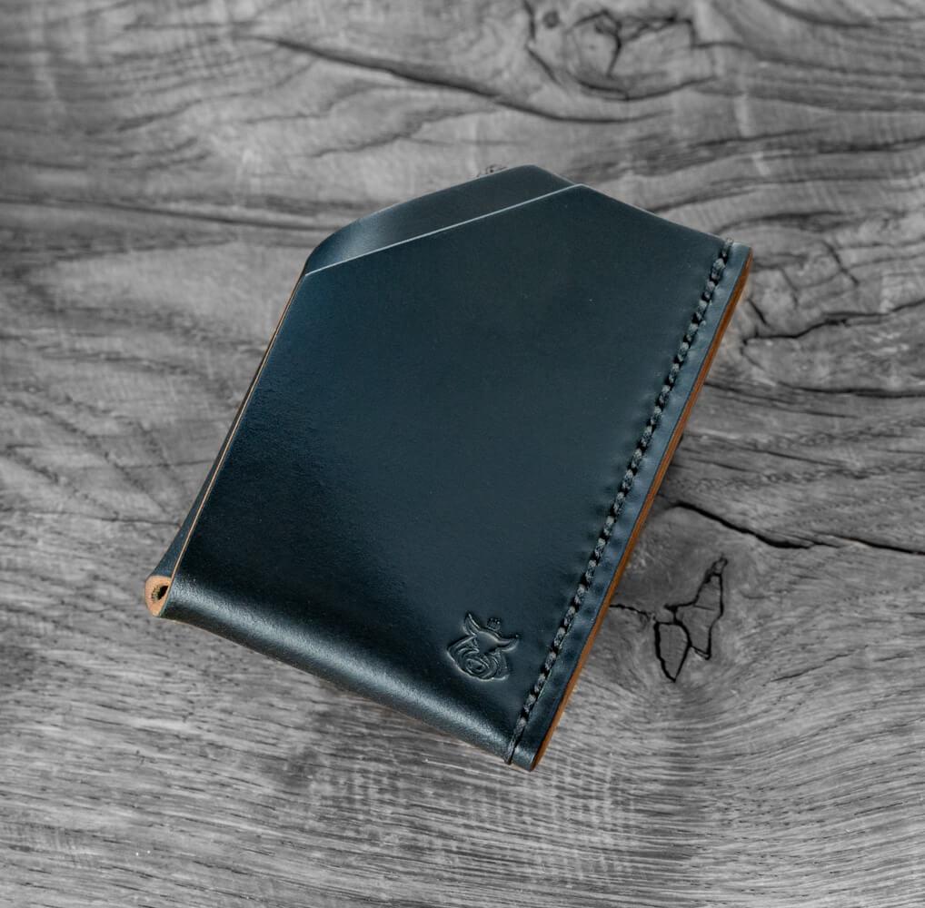 Handmade Horween Shell Cordovan Card Holder – Minimalist Front-Pocket Wallet