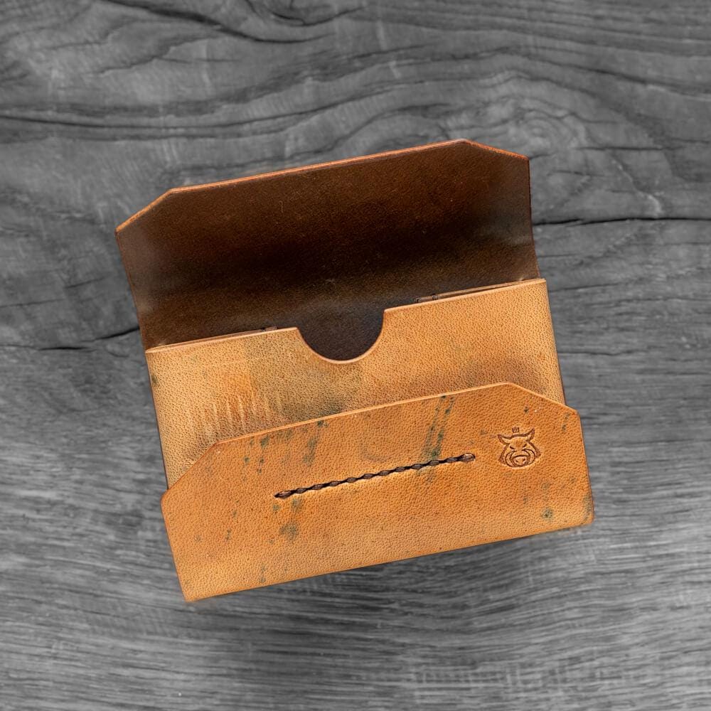 Shell Cordovan Card Wallet – Handcrafted with Horween Leather