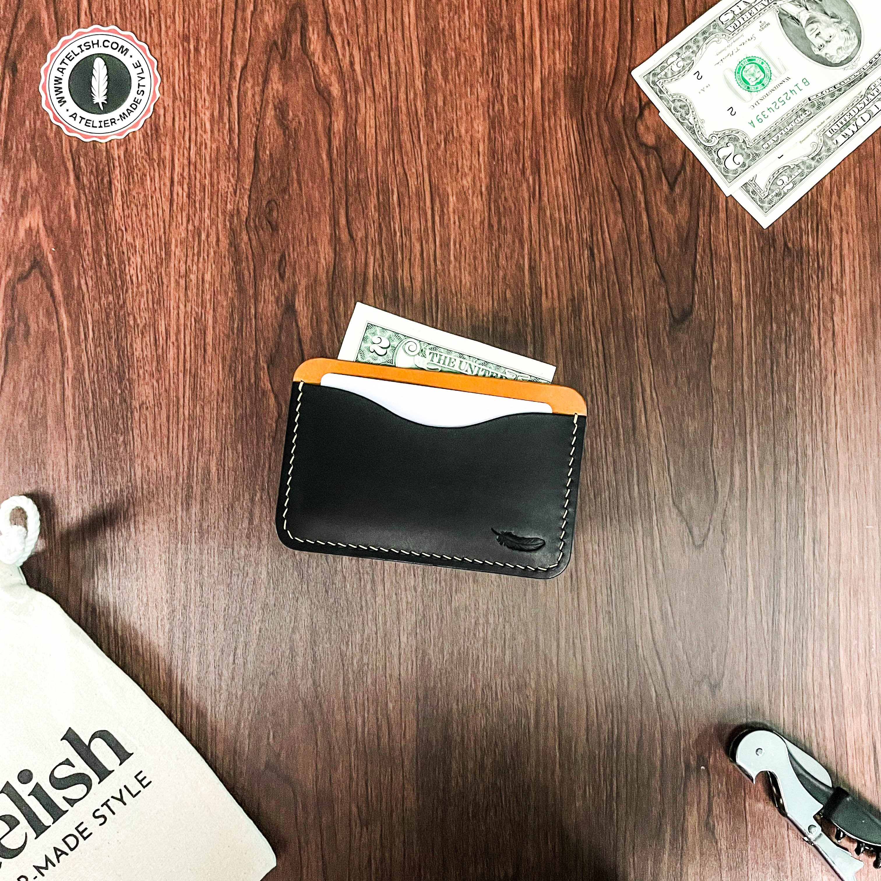 Atelish Buttero Leather Card Holder Ver 1