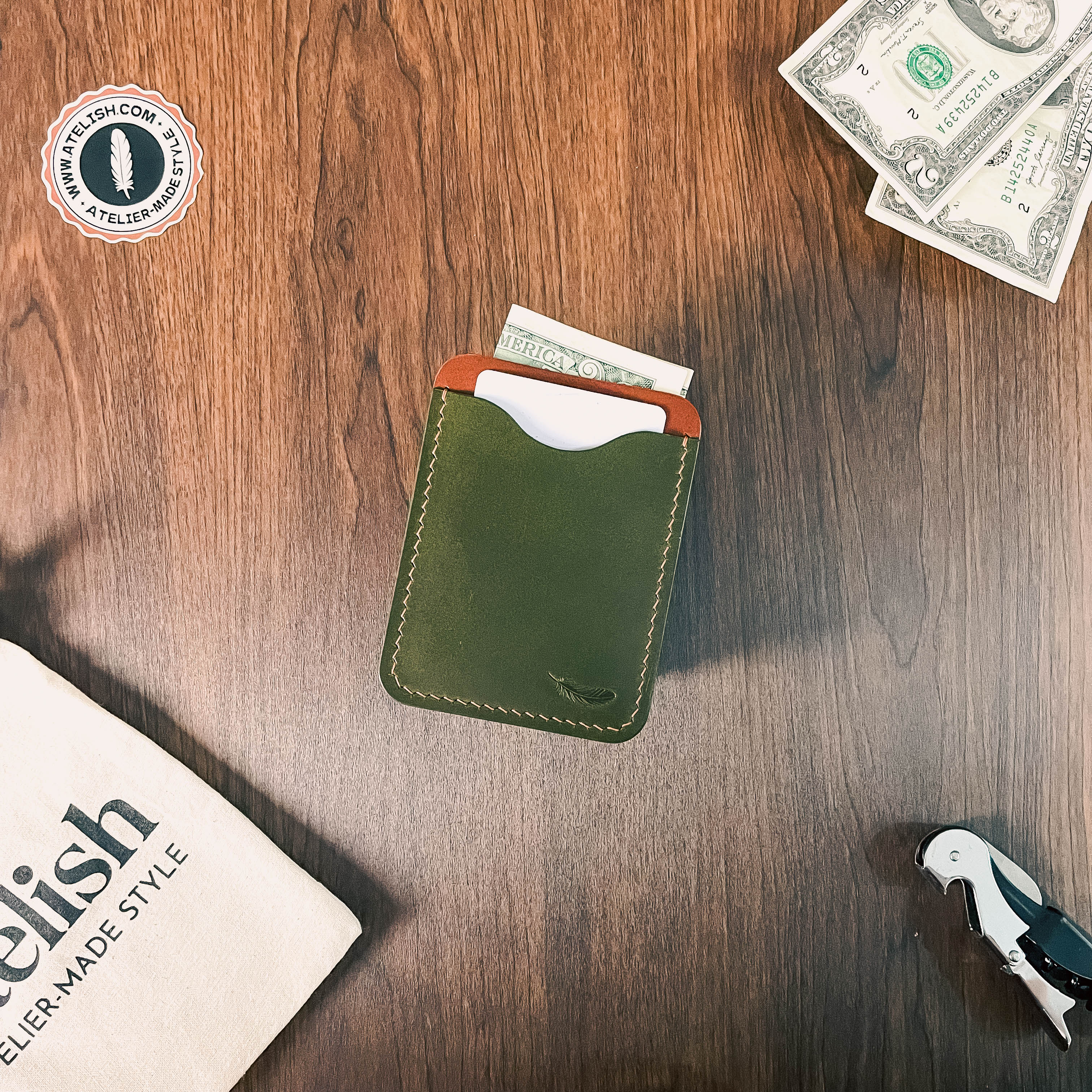 Atelish Buttero Leather Card Holder Ver 3