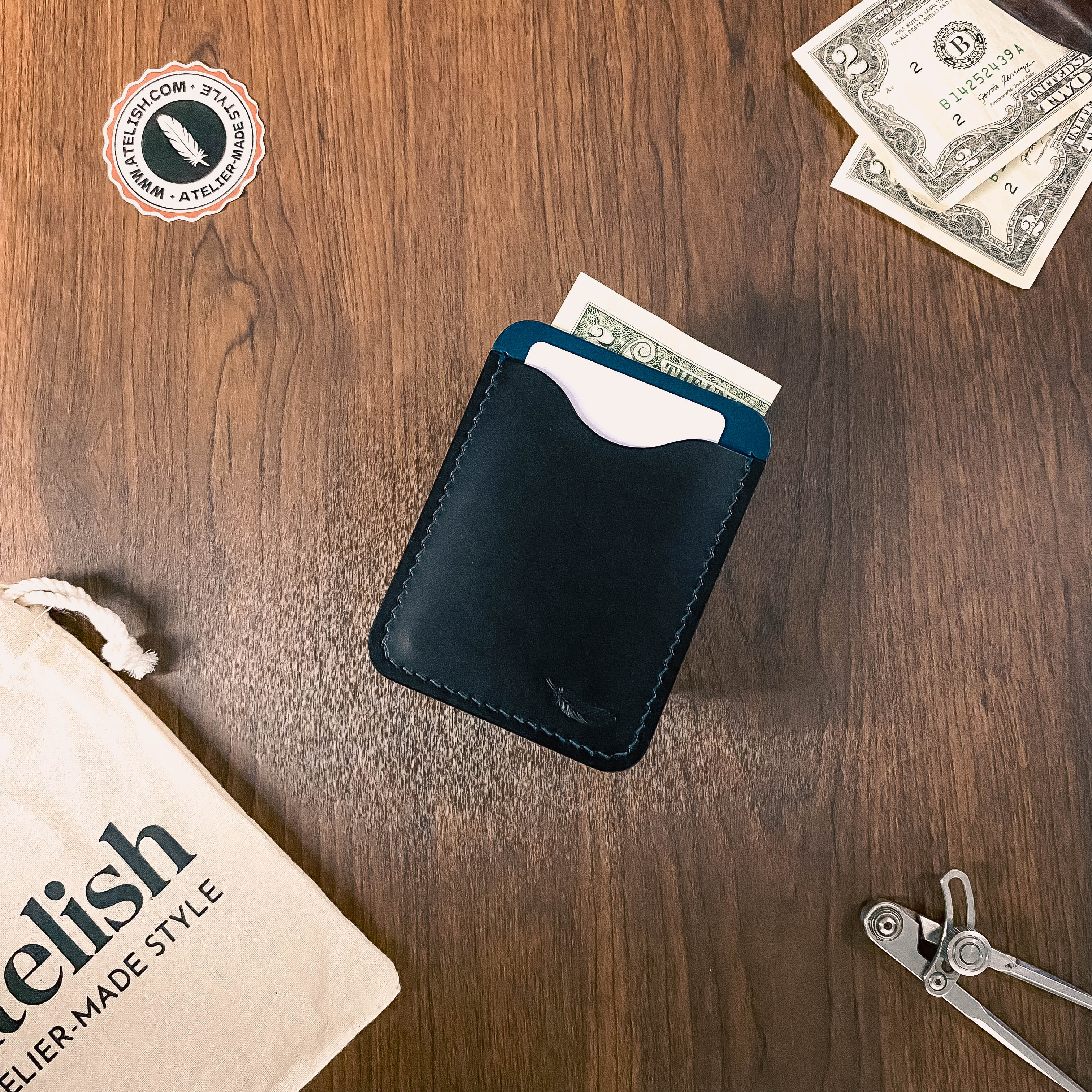 Atelish Buttero Leather Card Holder Ver 3