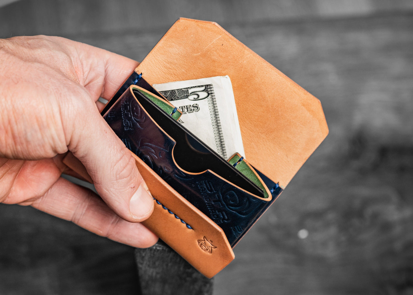 Shell Cordovan Card Wallet – Handcrafted with Horween Leather