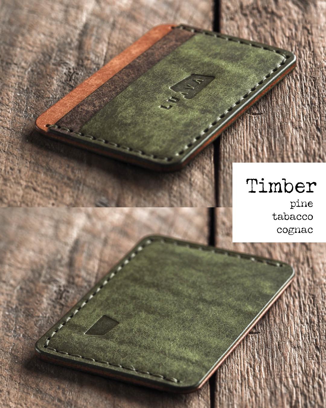 Handmade Minimalist Leather Wallet – Finnish Craft with Full-Grain Italian Leather