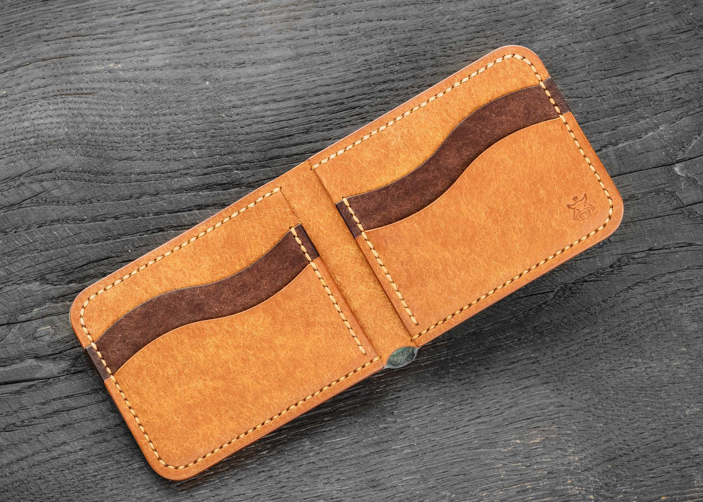 Stash Bifold Wallet – Handcrafted Full-Grain Leather