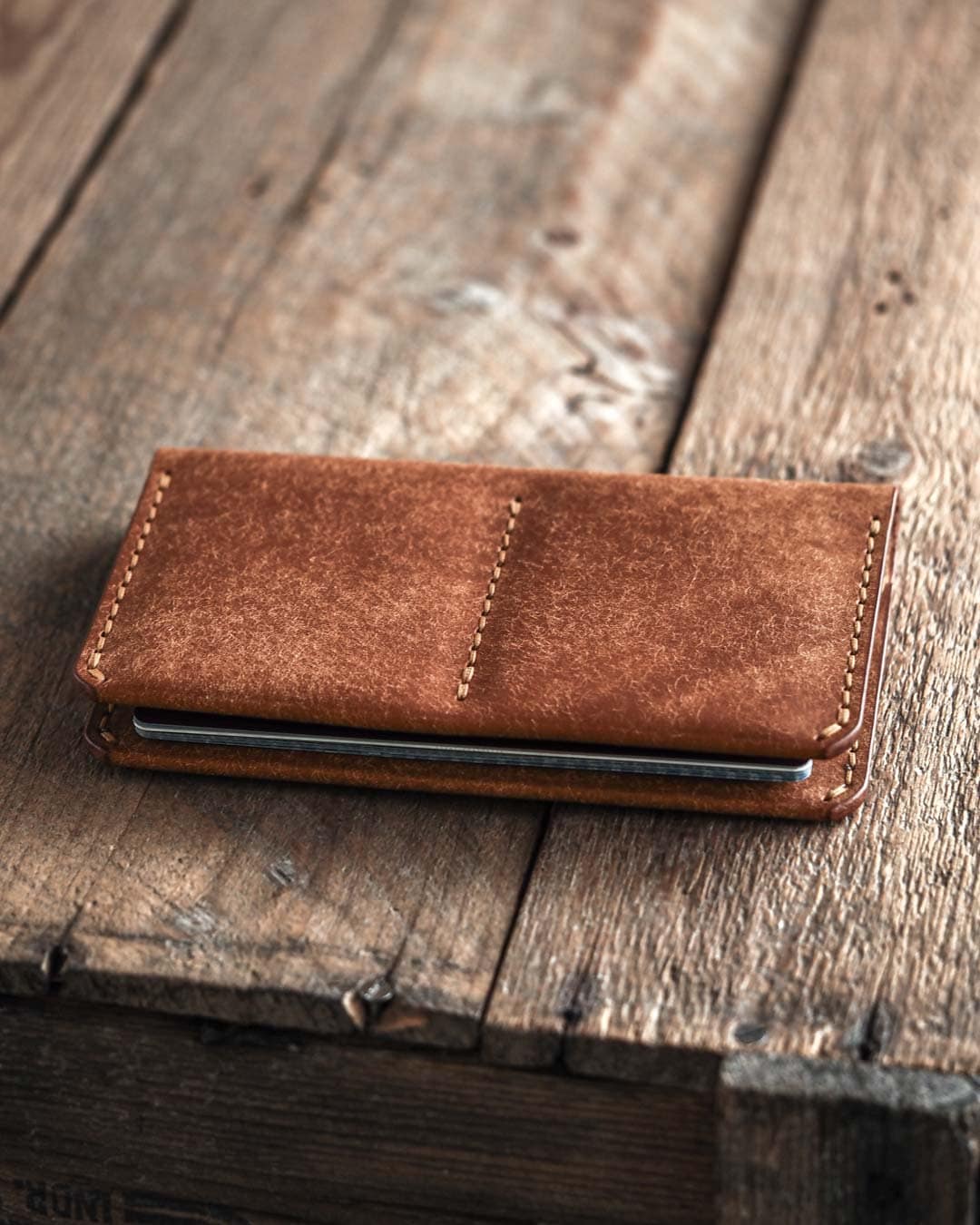 Passport Wallet – Handcrafted Full-Grain Leather Travel Wallet | Minimalist Design