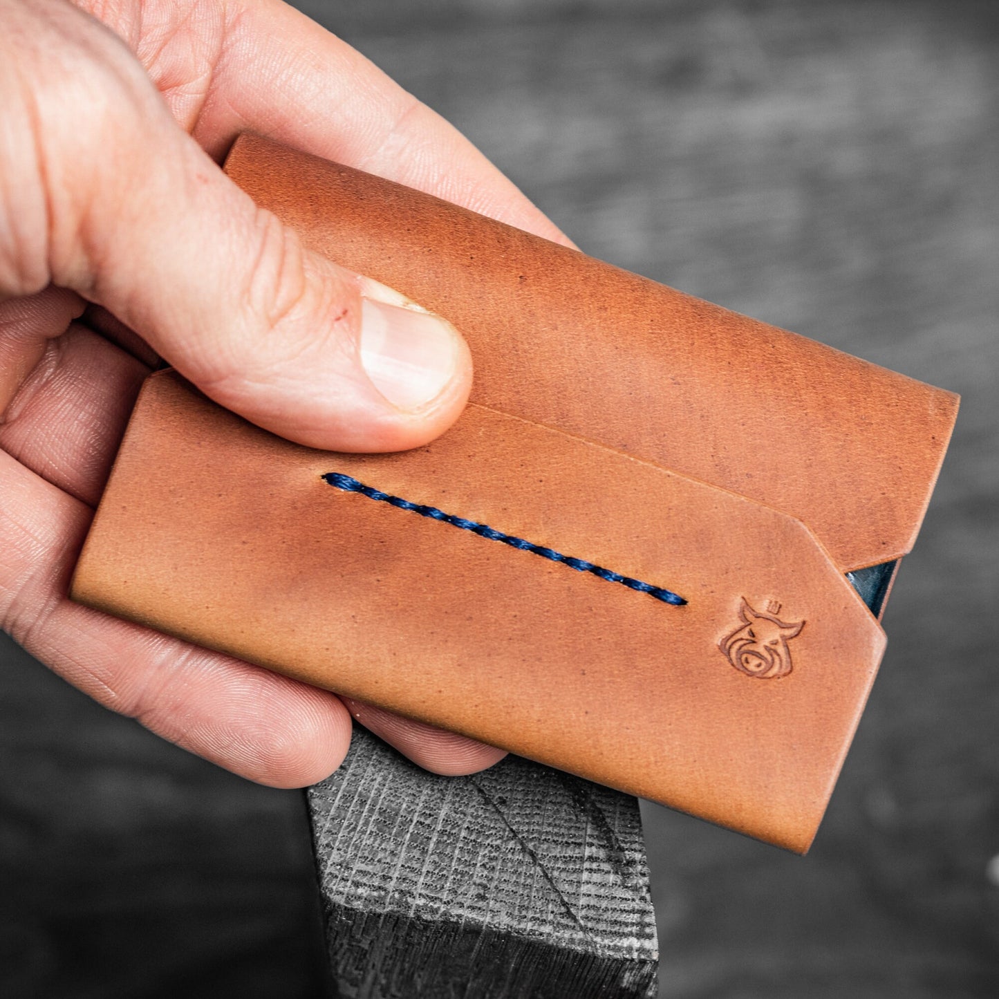 Shell Cordovan Card Wallet – Handcrafted with Horween Leather