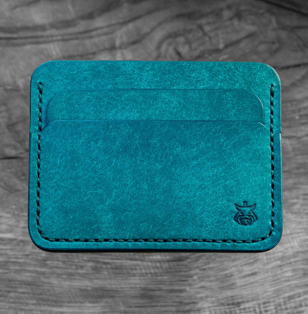 Vegetable Tanned Leather Card Holder – Classic Slim Wallet