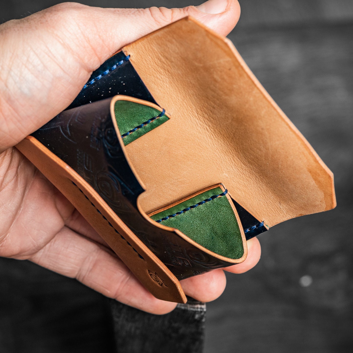 Shell Cordovan Card Wallet – Handcrafted with Horween Leather