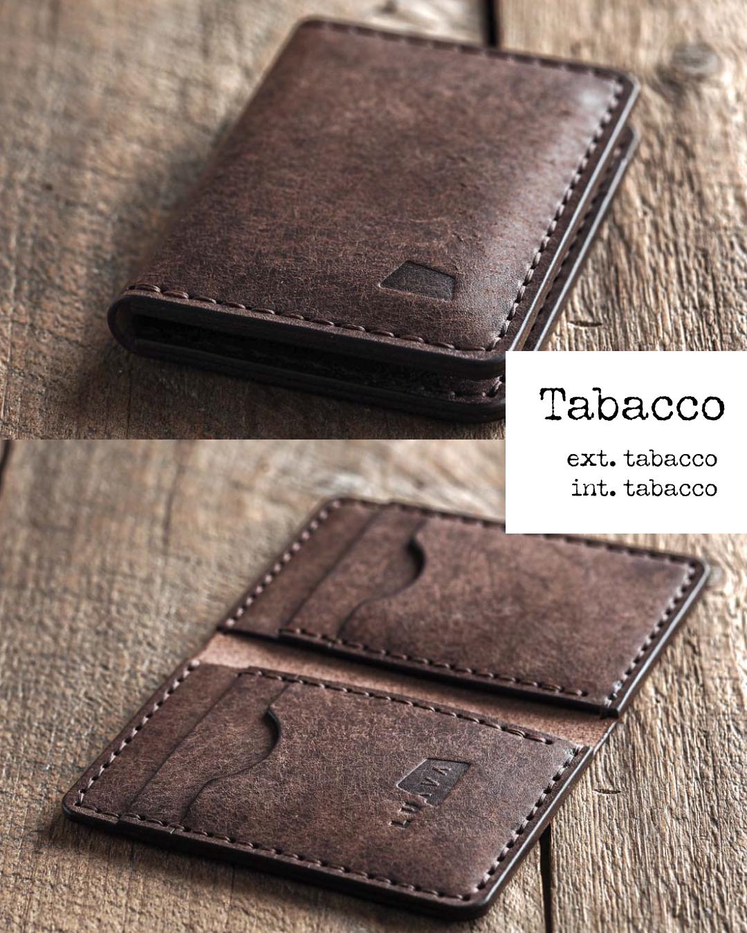 Ranch Wallet – Handmade Vertical Bifold in Full-Grain Leather, Rugged Minimalism