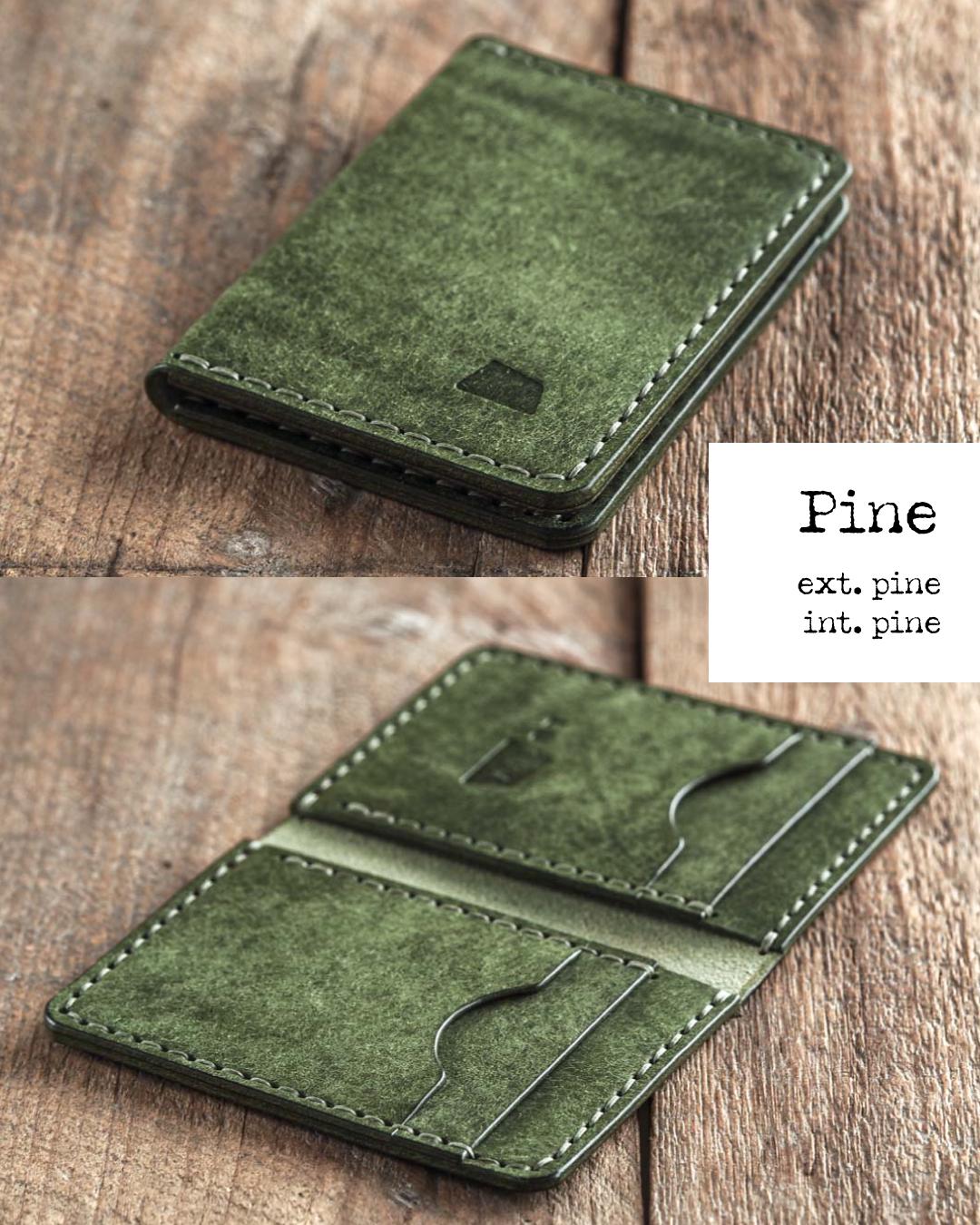 Ranch Wallet – Handmade Vertical Bifold in Full-Grain Leather, Rugged Minimalism