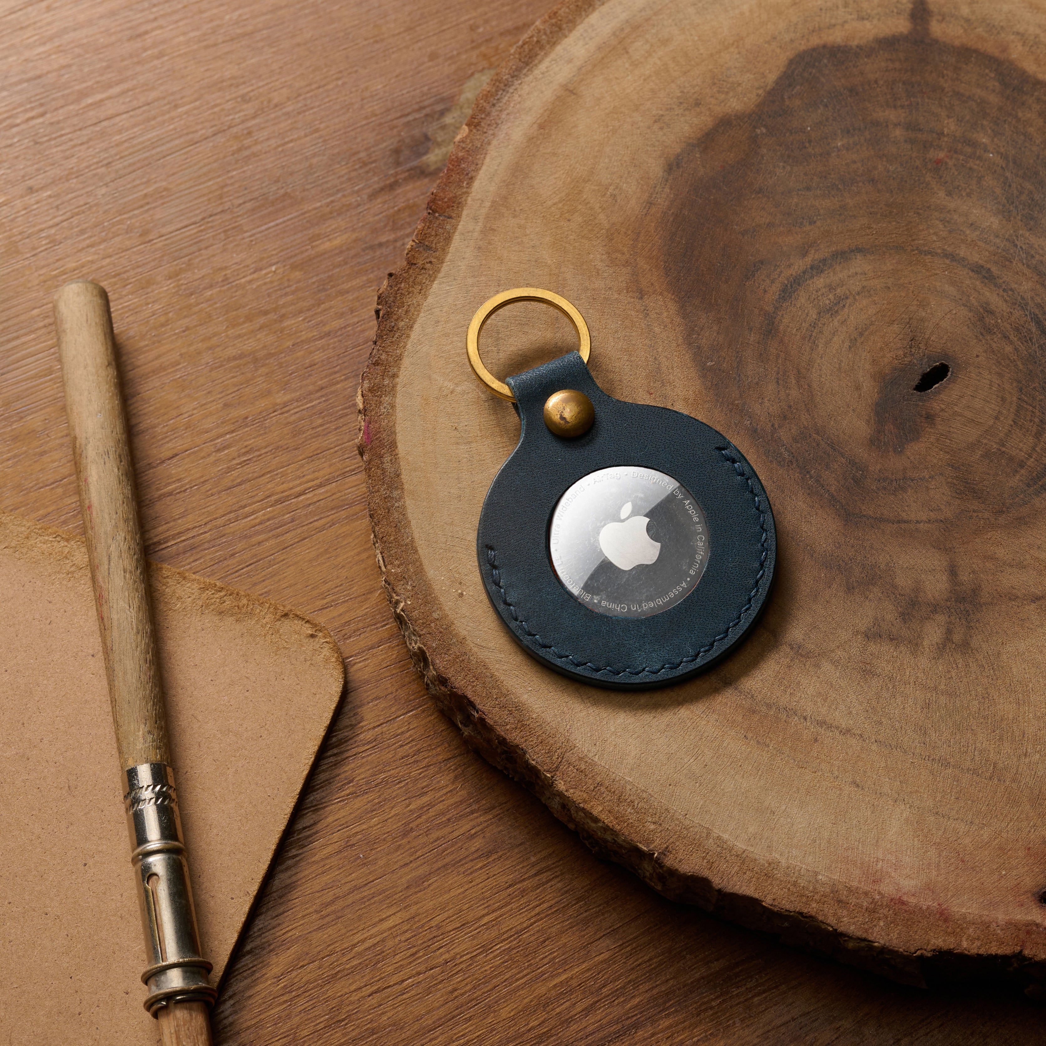 AirTag Keychain Pueblo Leather