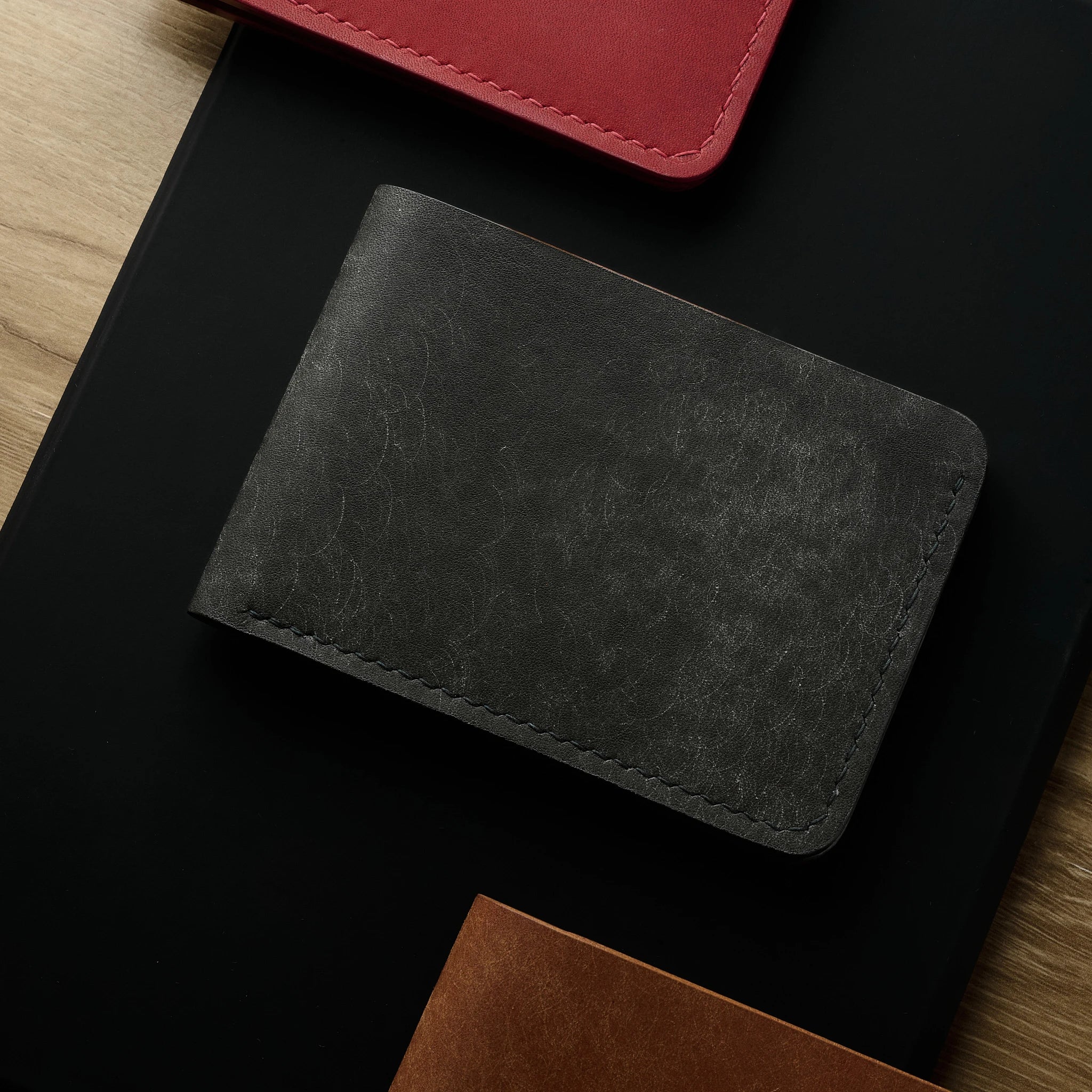 Minimalist Pueblo Leather Bifold Wallet