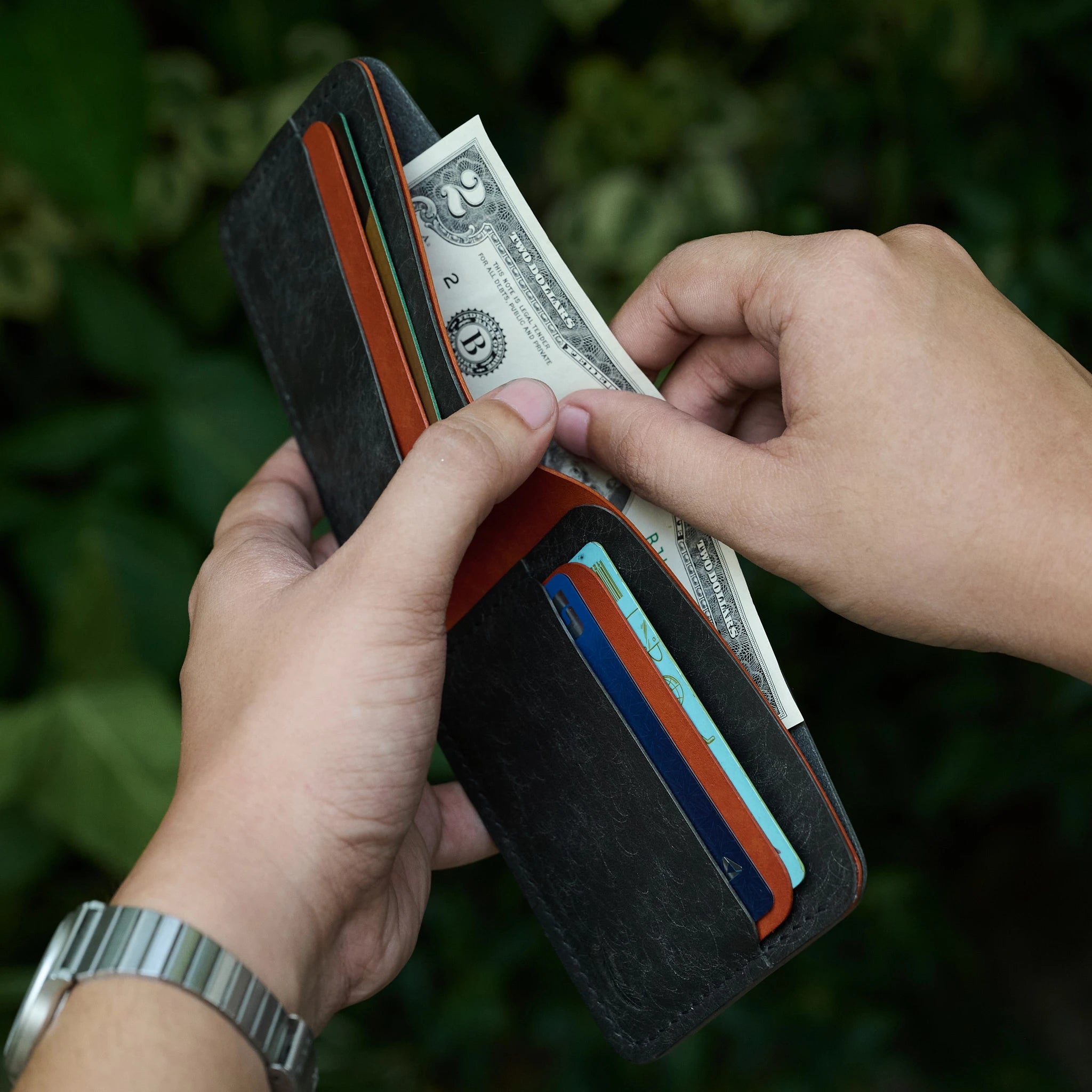 Minimalist Pueblo Leather Bifold Wallet