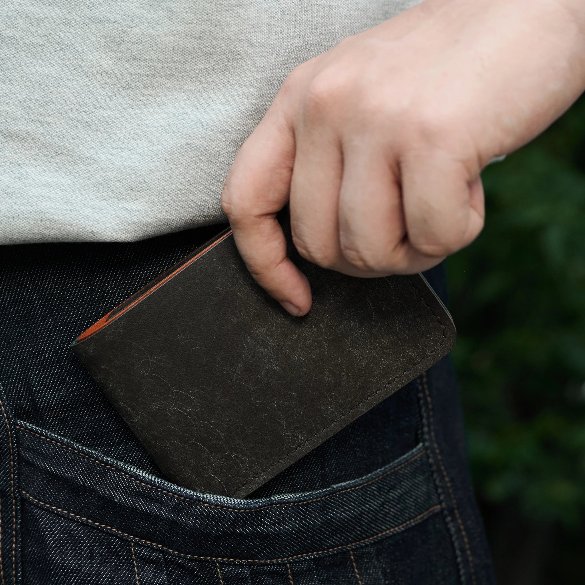 Minimalist Pueblo Leather Bifold Wallet