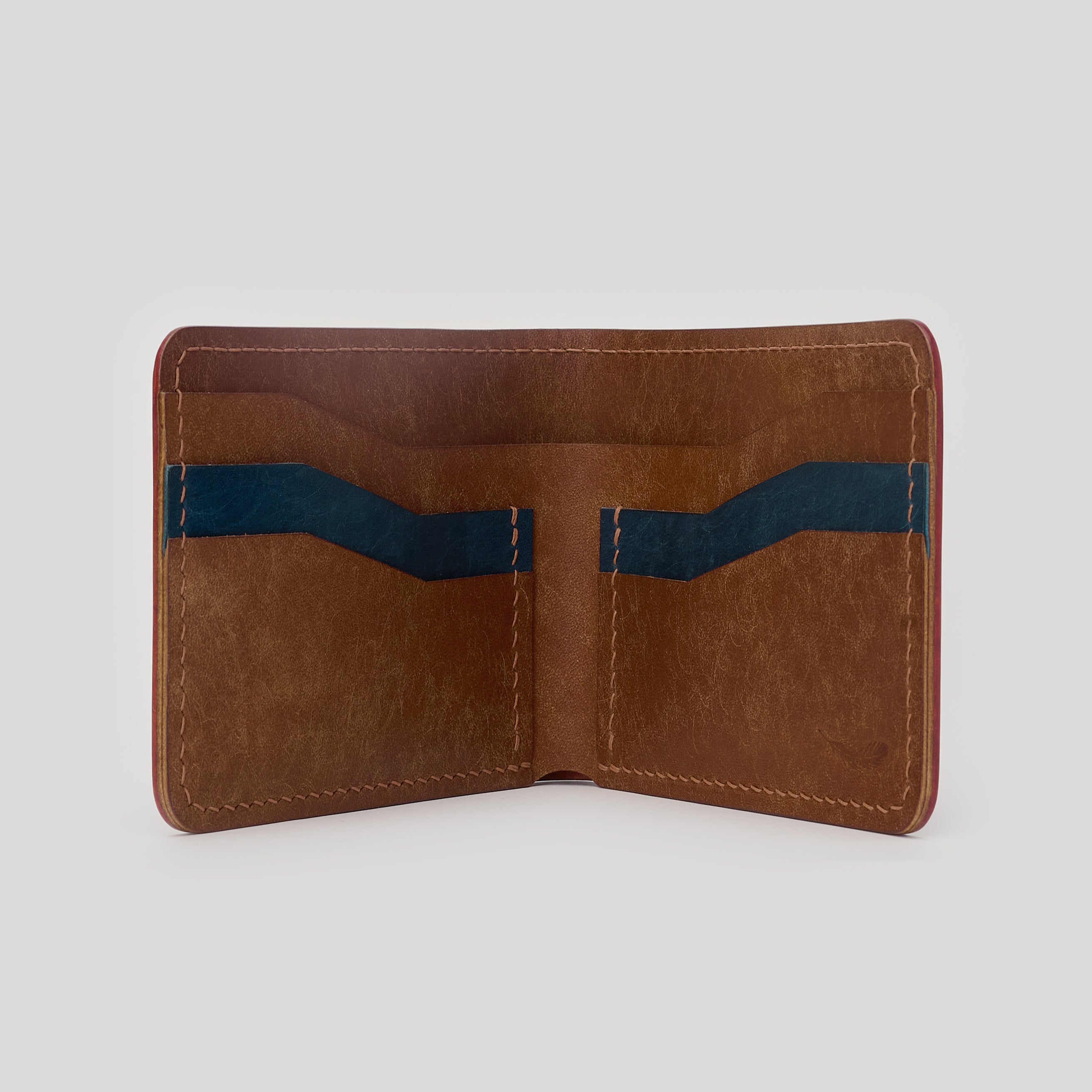Semi Shell Cordovan – Pueblo Leather Bifold Wallet