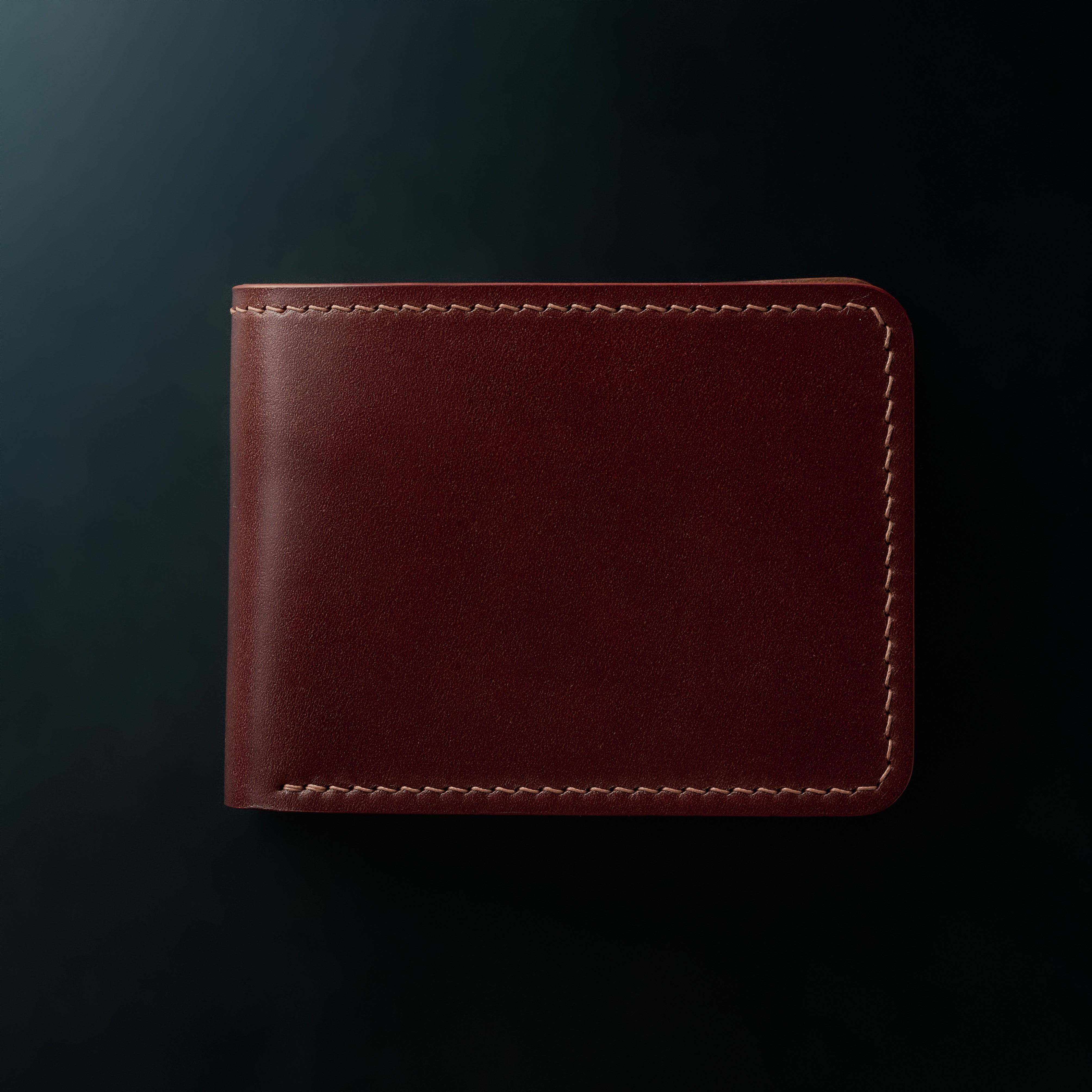 Semi Shell Cordovan – Pueblo Leather Bifold Wallet