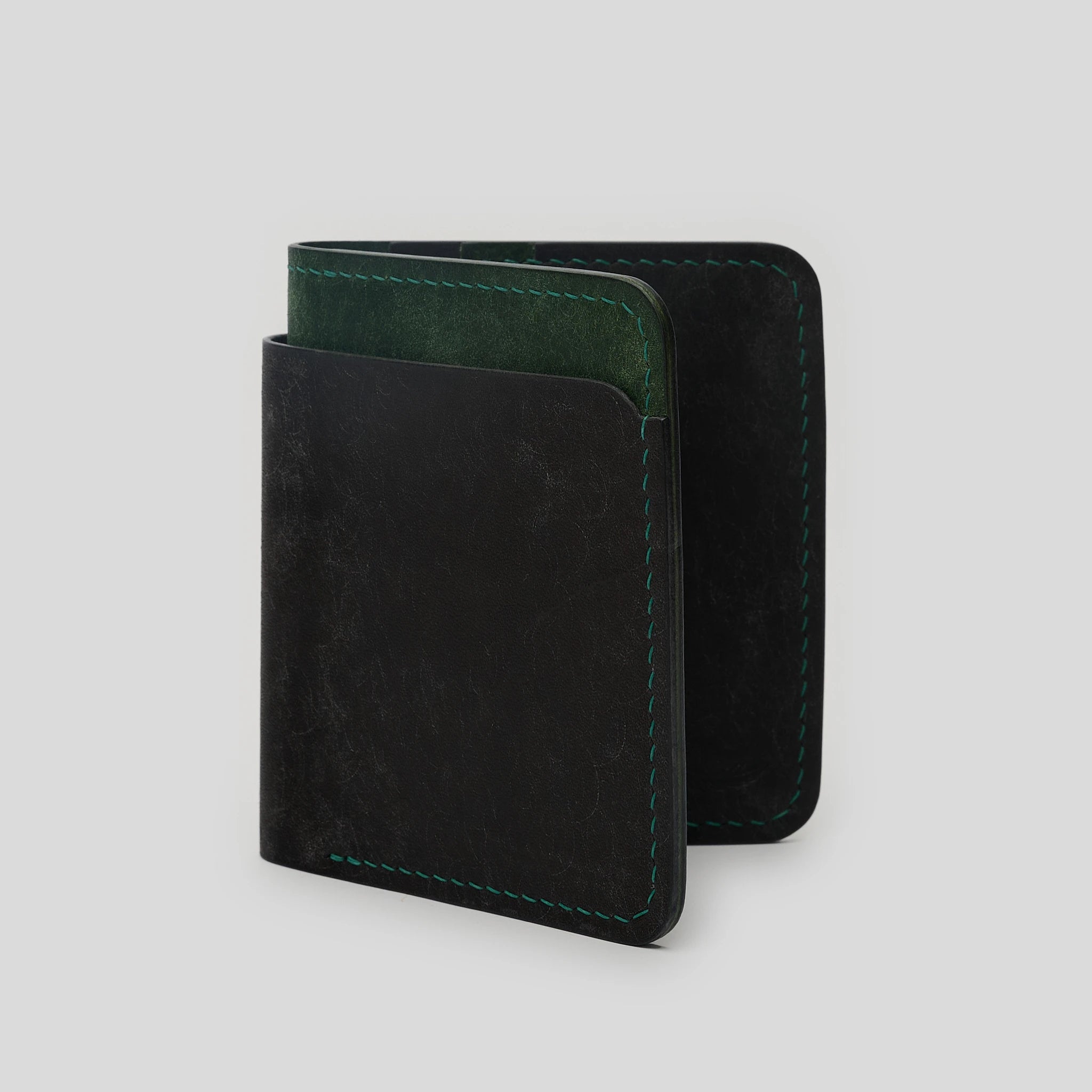 Vertical Pueblo Leather Slim Bifold Wallet