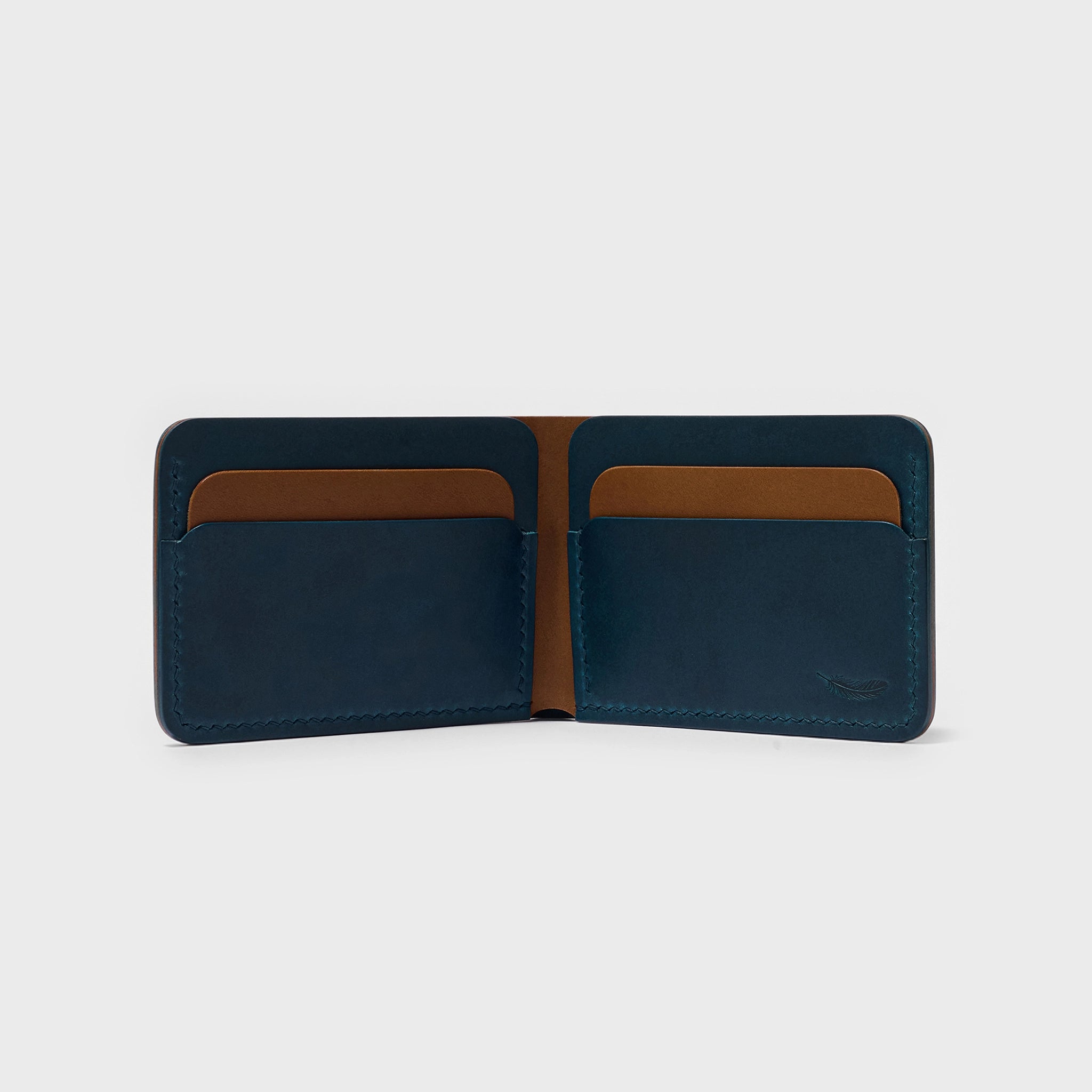 Minimalist Buttero Leather Bifold Wallet