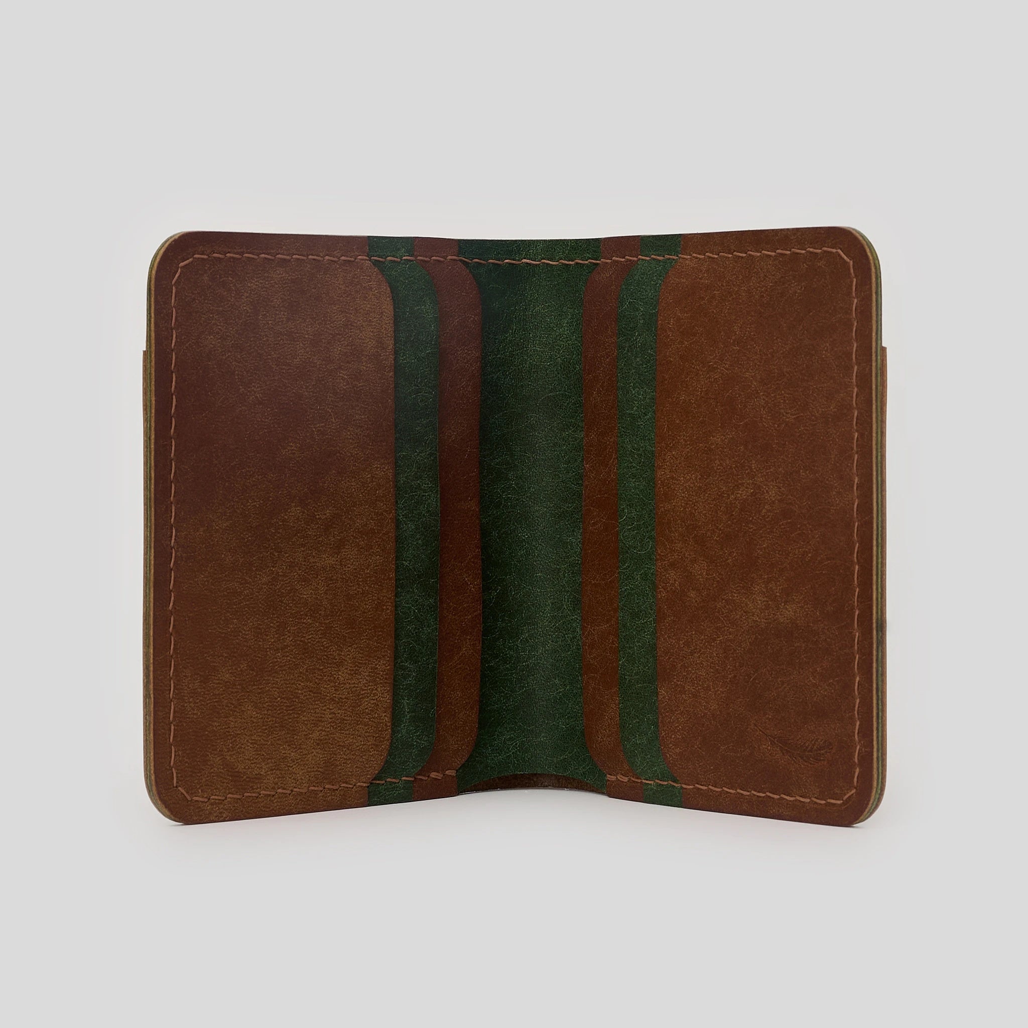 Vertical Pueblo Leather Slim Bifold Wallet