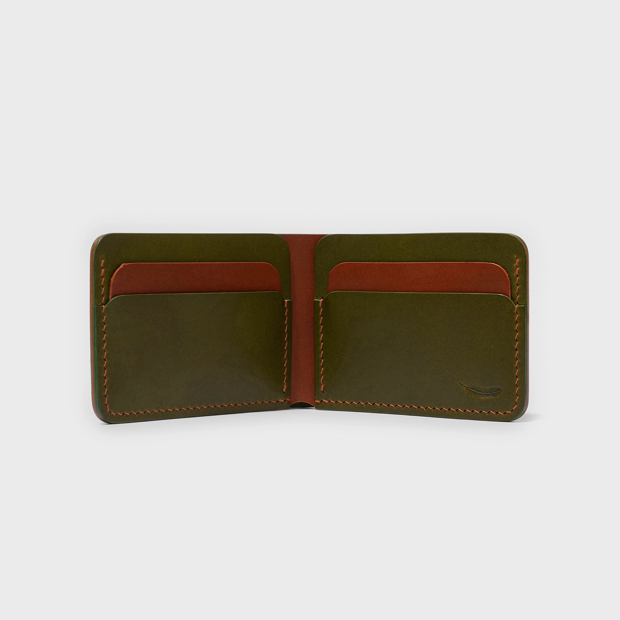 Minimalist Buttero Leather Bifold Wallet