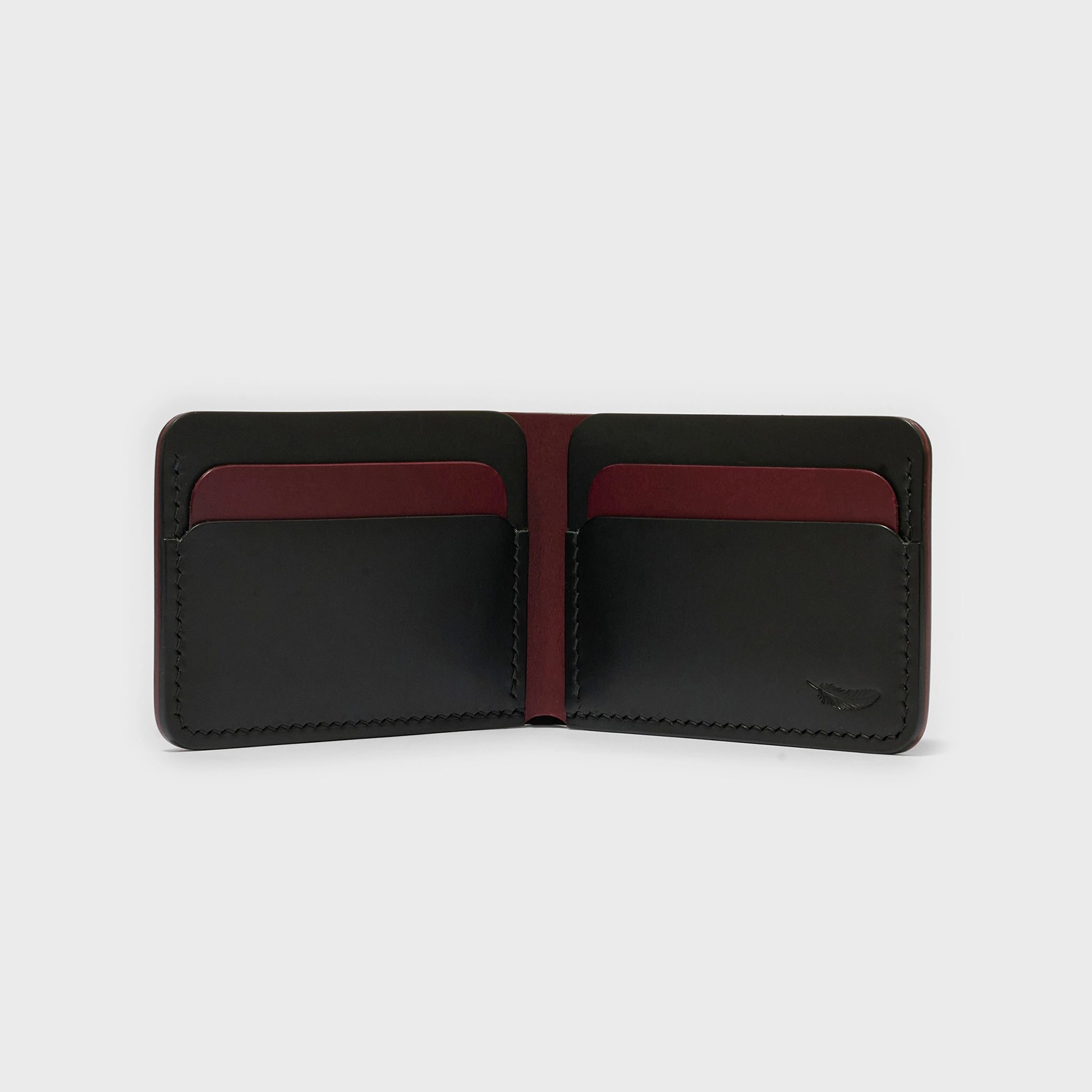 Minimalist Buttero Leather Bifold Wallet