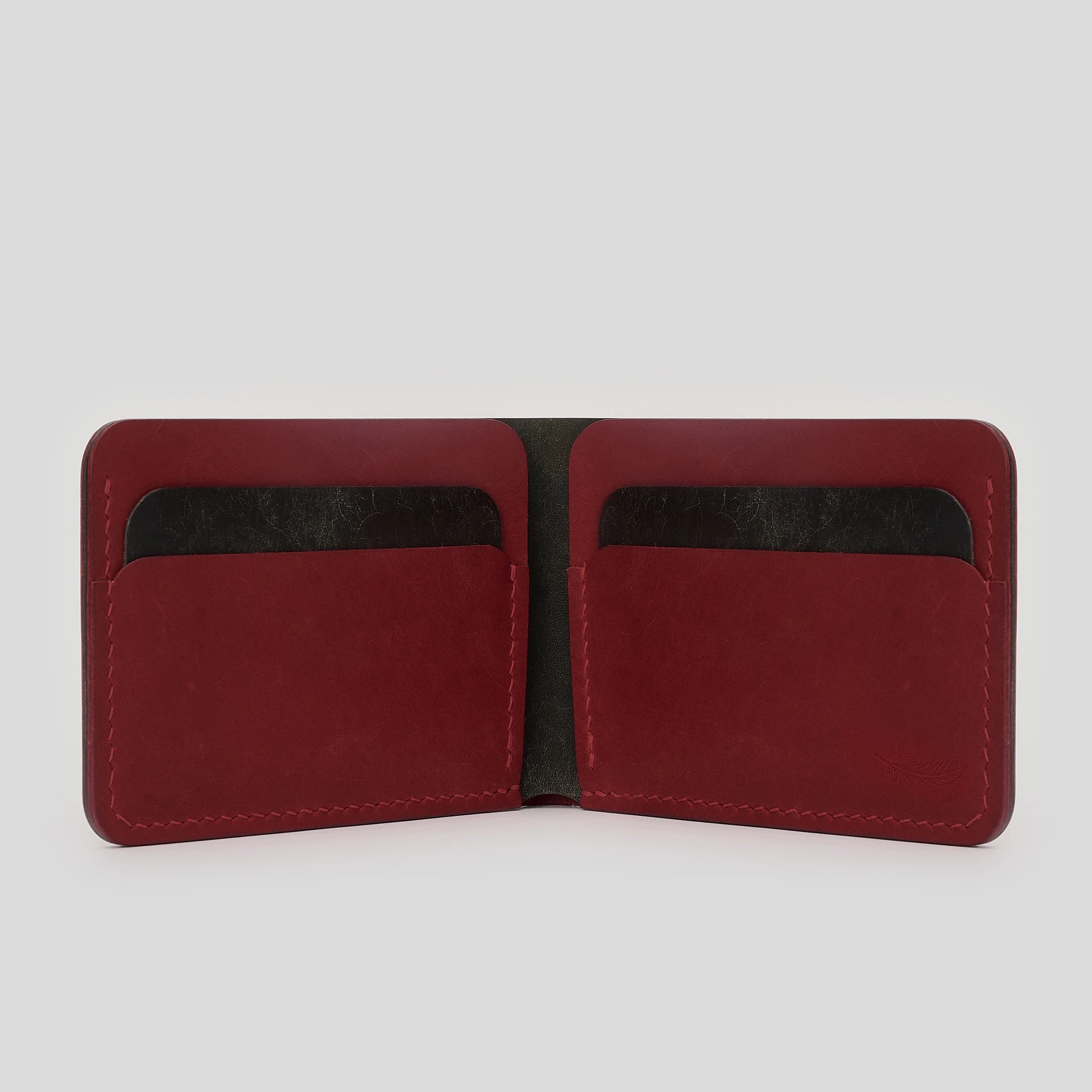 Minimalist Pueblo Leather Bifold Wallet