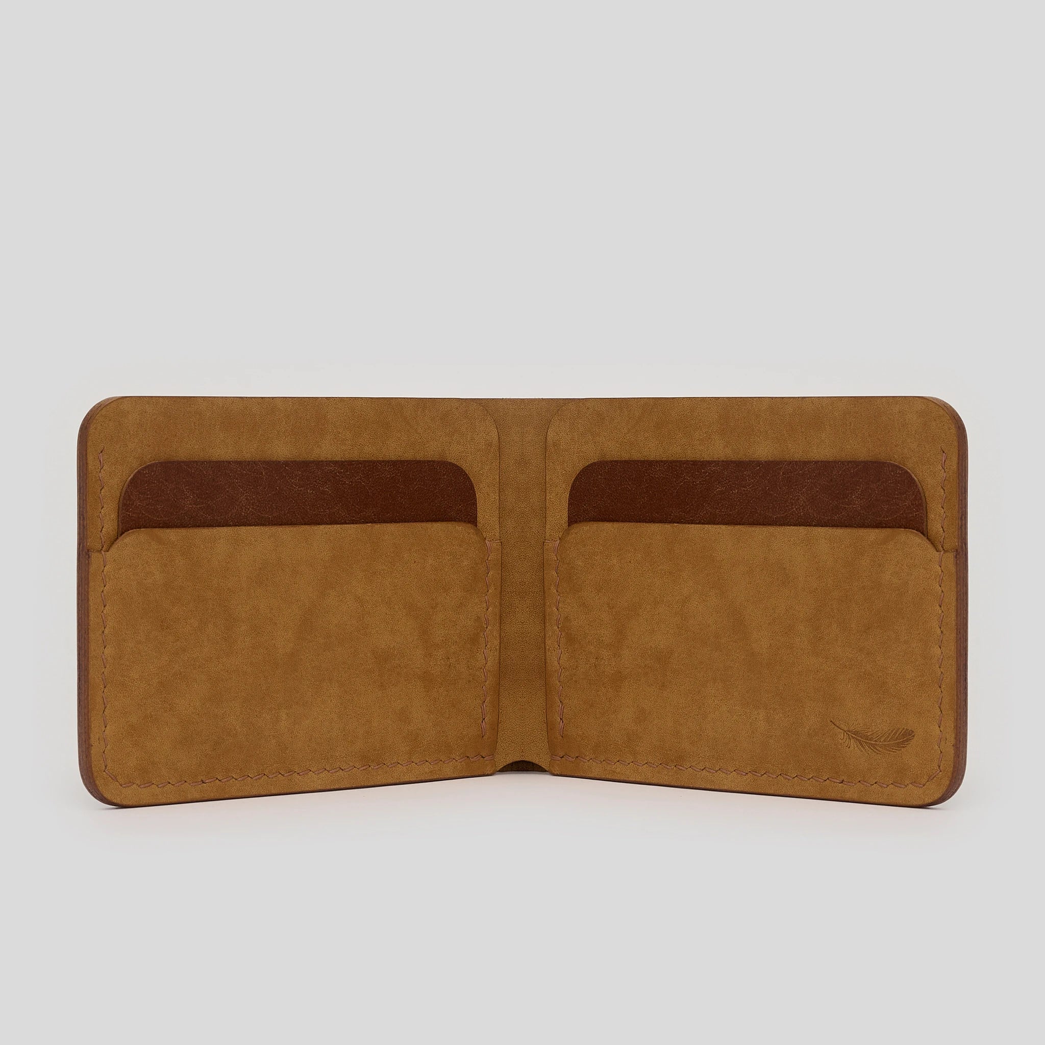 Minimalist Pueblo Leather Bifold Wallet