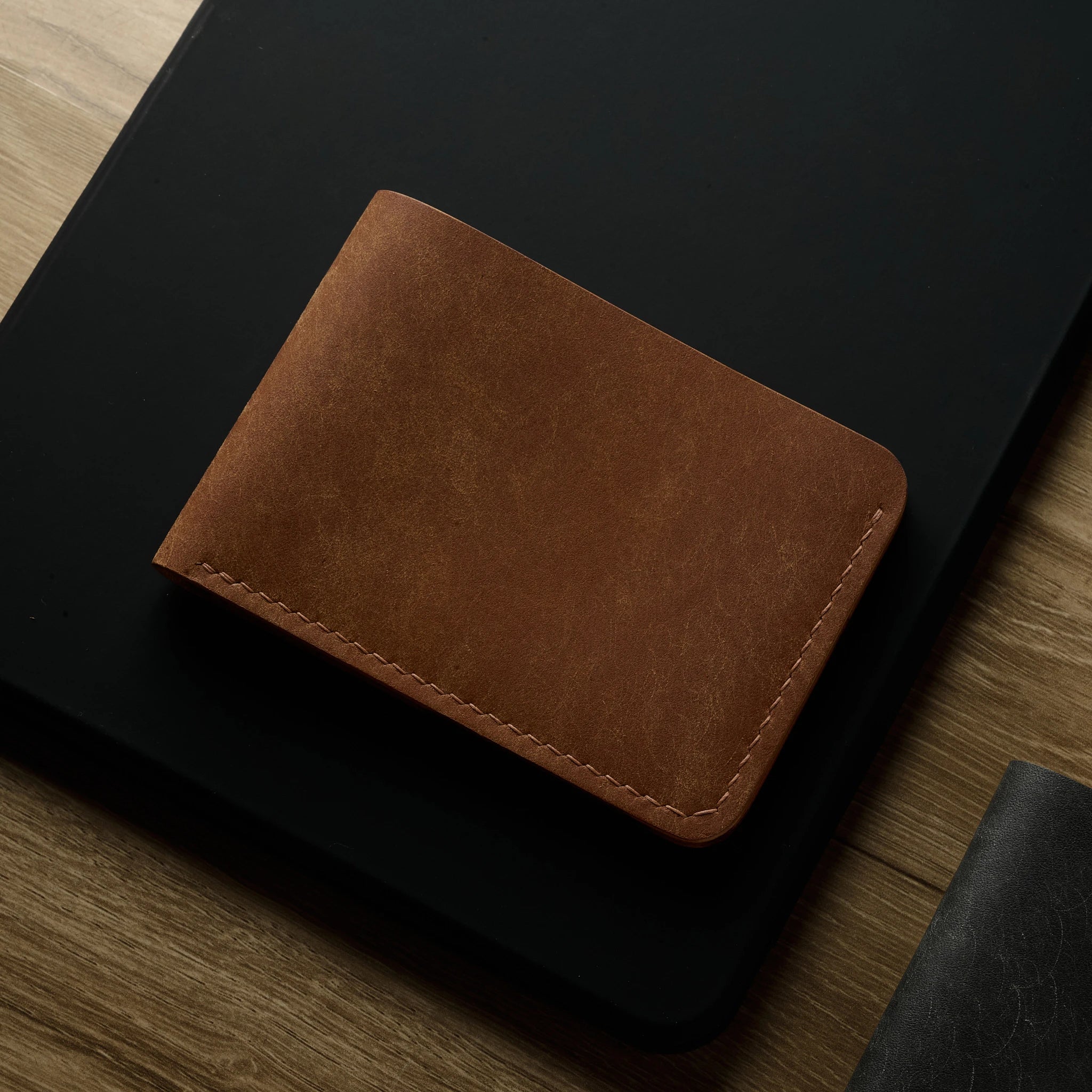 Minimalist Pueblo Leather Bifold Wallet