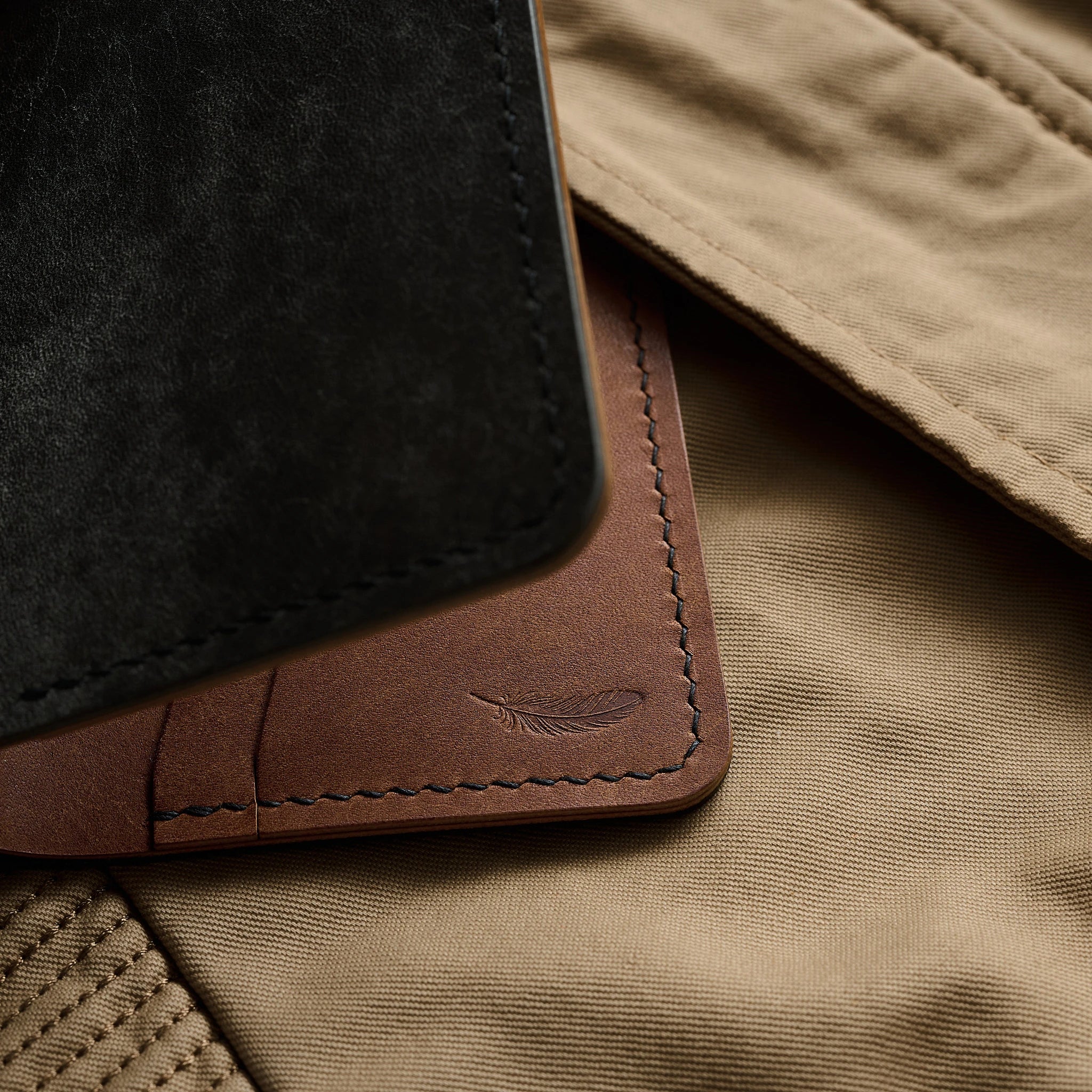 Pueblo Leather Slim Bifold Wallet