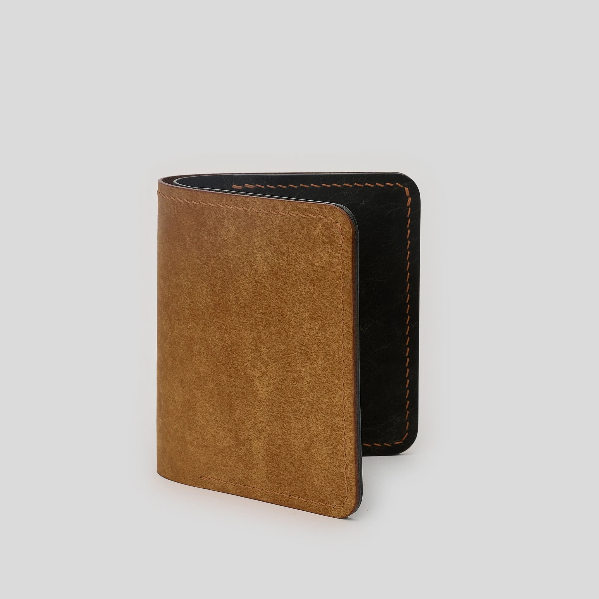Pueblo Leather Slim Bifold Wallet