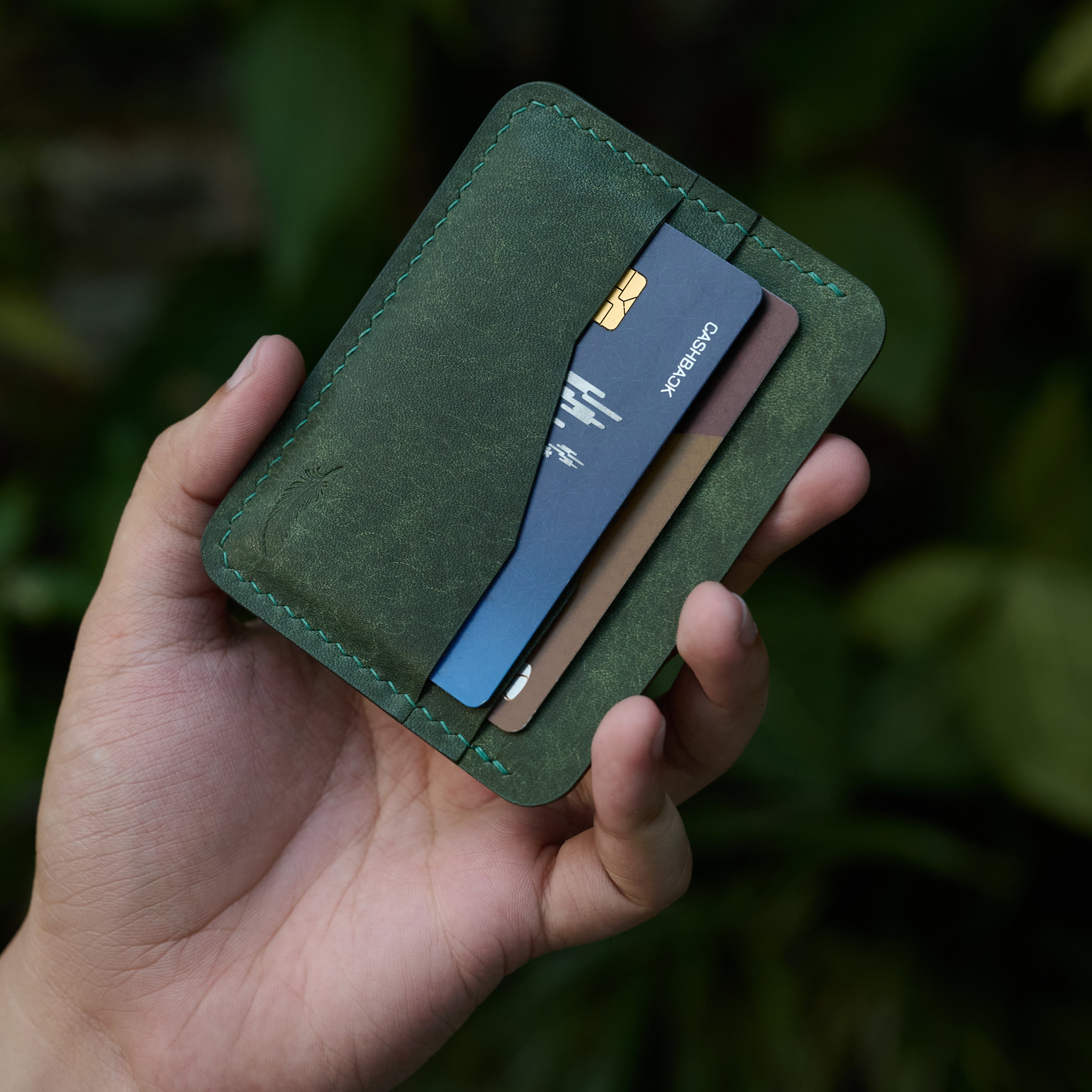Pueblo Leather Card Holder Ver 2