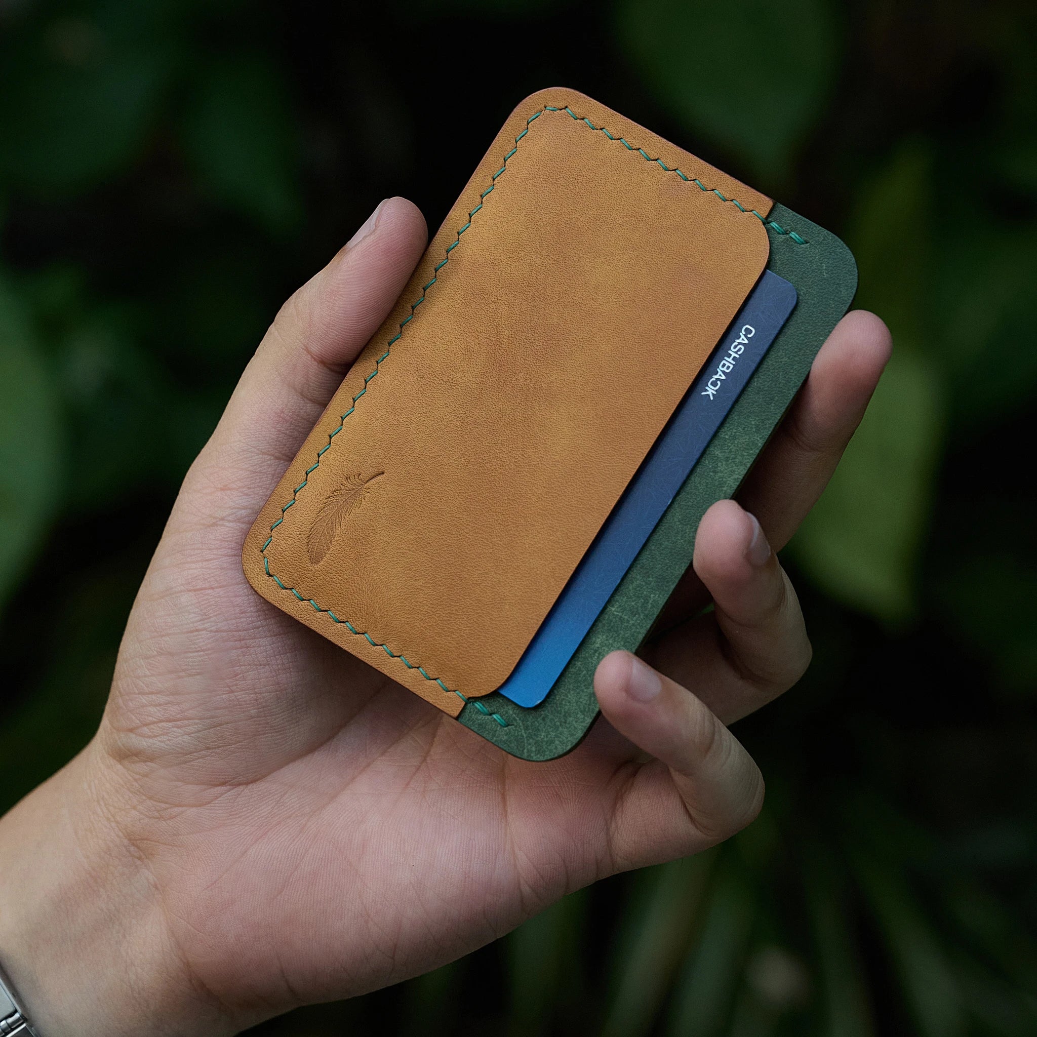 Pueblo Leather Card Holder Ver 3