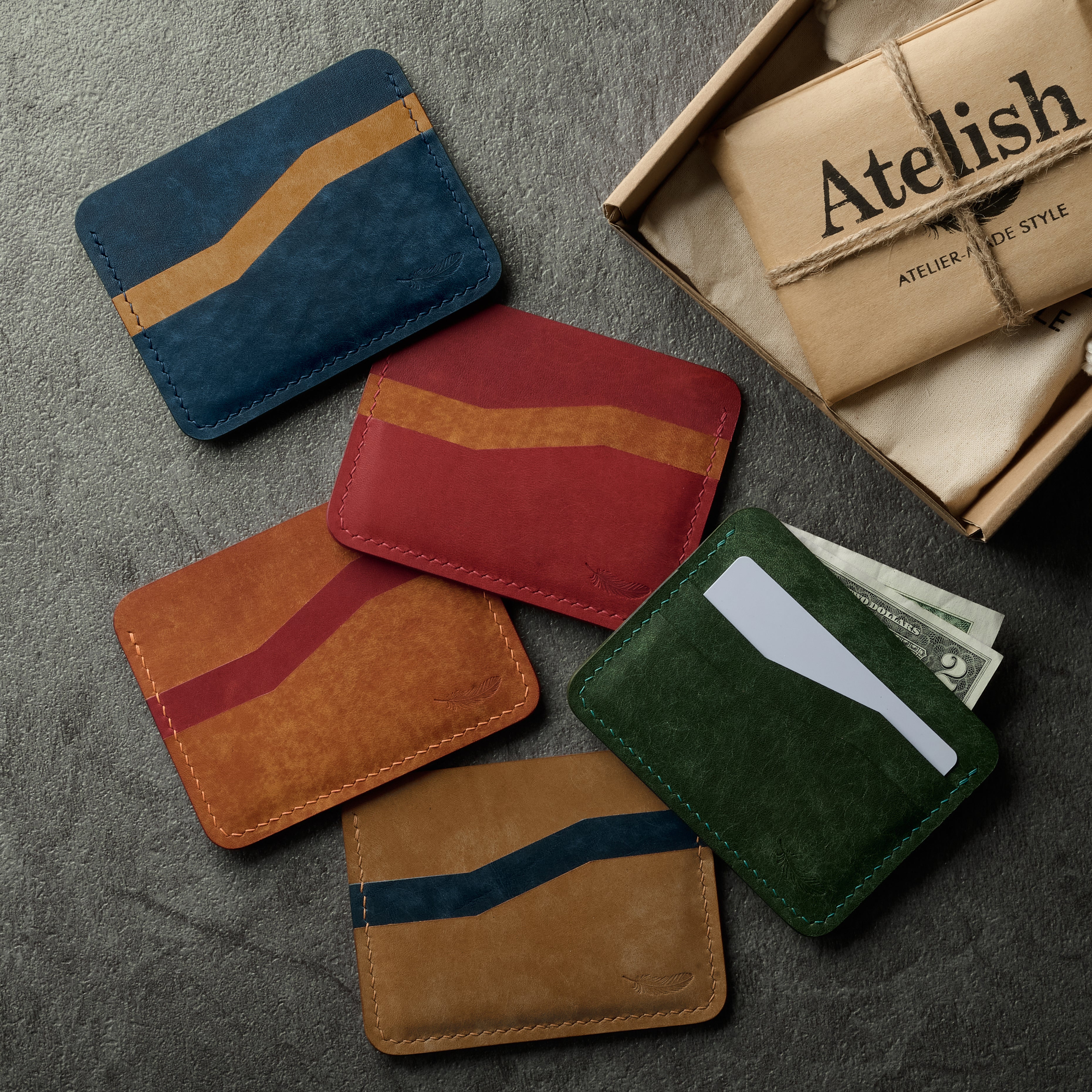 Pueblo Leather Card Holder Ver 2
