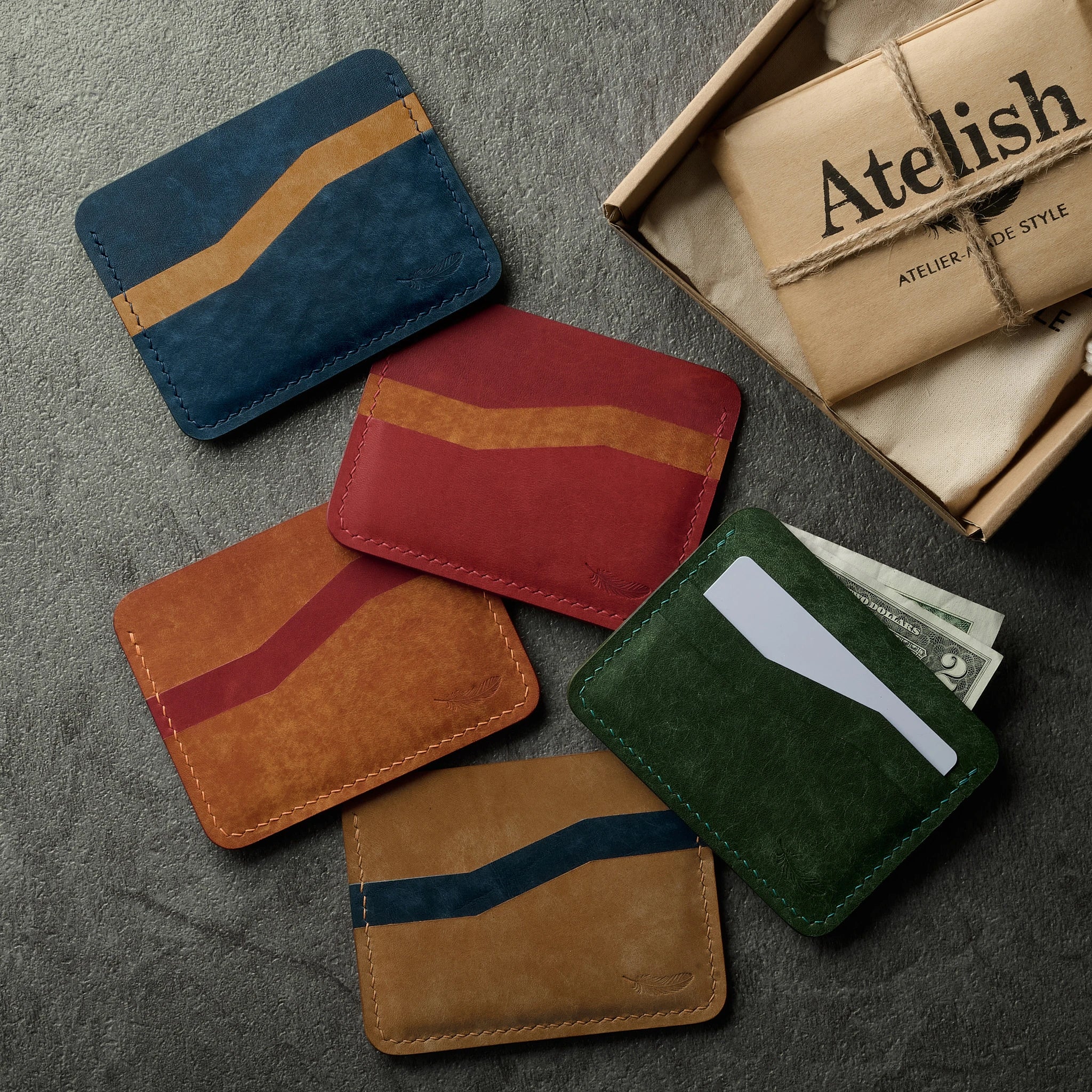 Pueblo Leather Card Holder Ver 2
