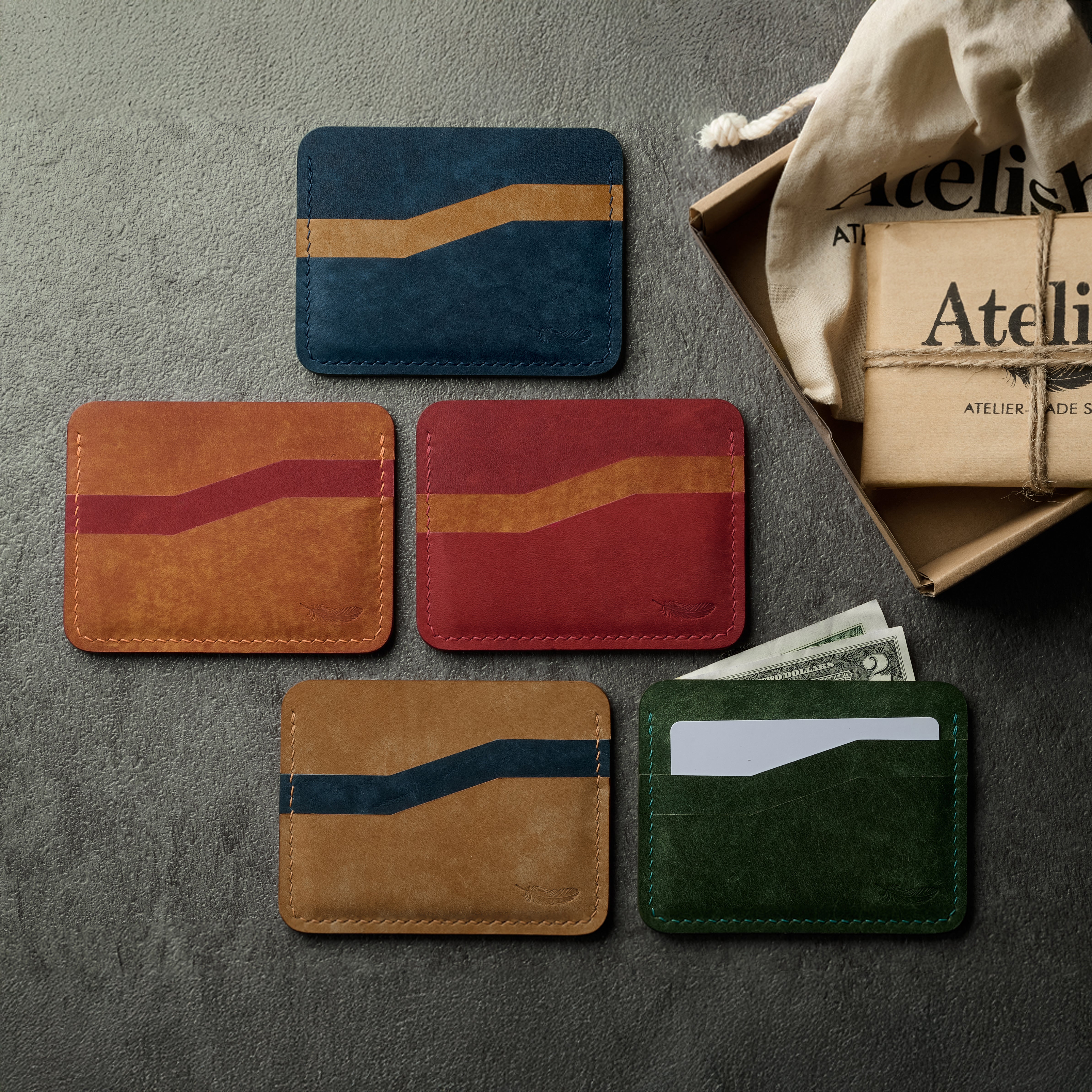 Pueblo Leather Card Holder Ver 2