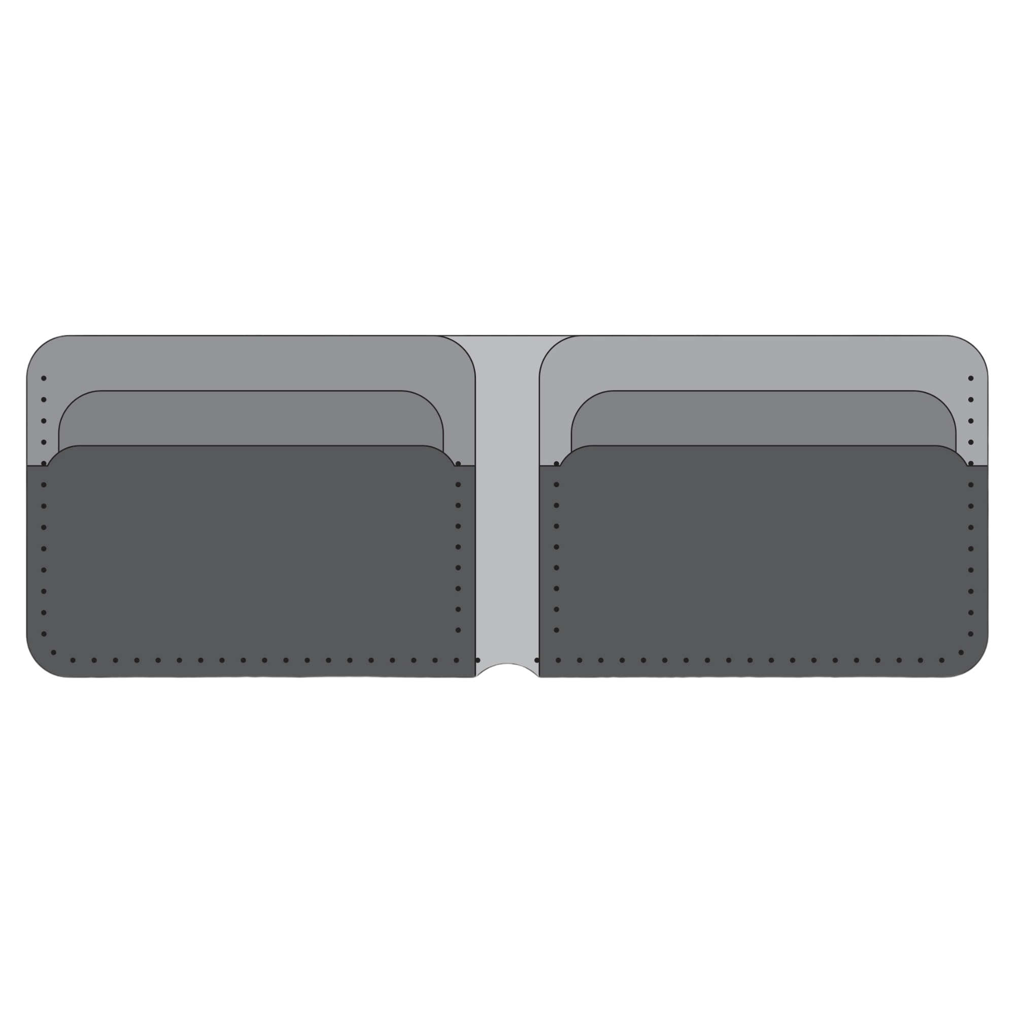 Custom Minimalist Bifold Wallet