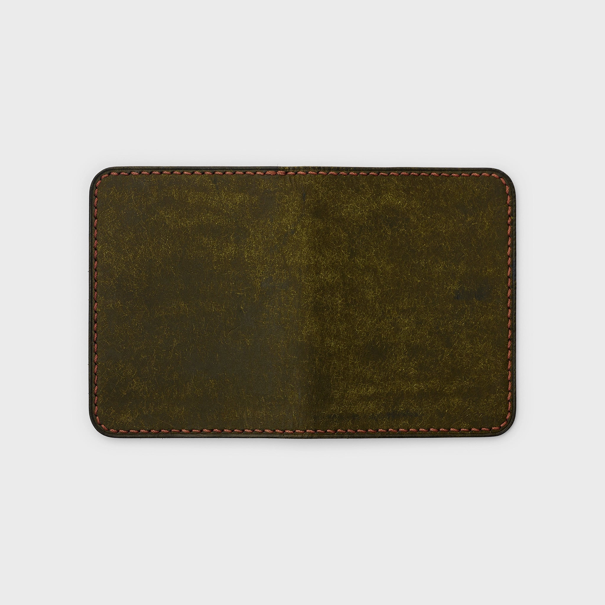 Pueblo Leather Vertical Bifold Card Holder Ver 2