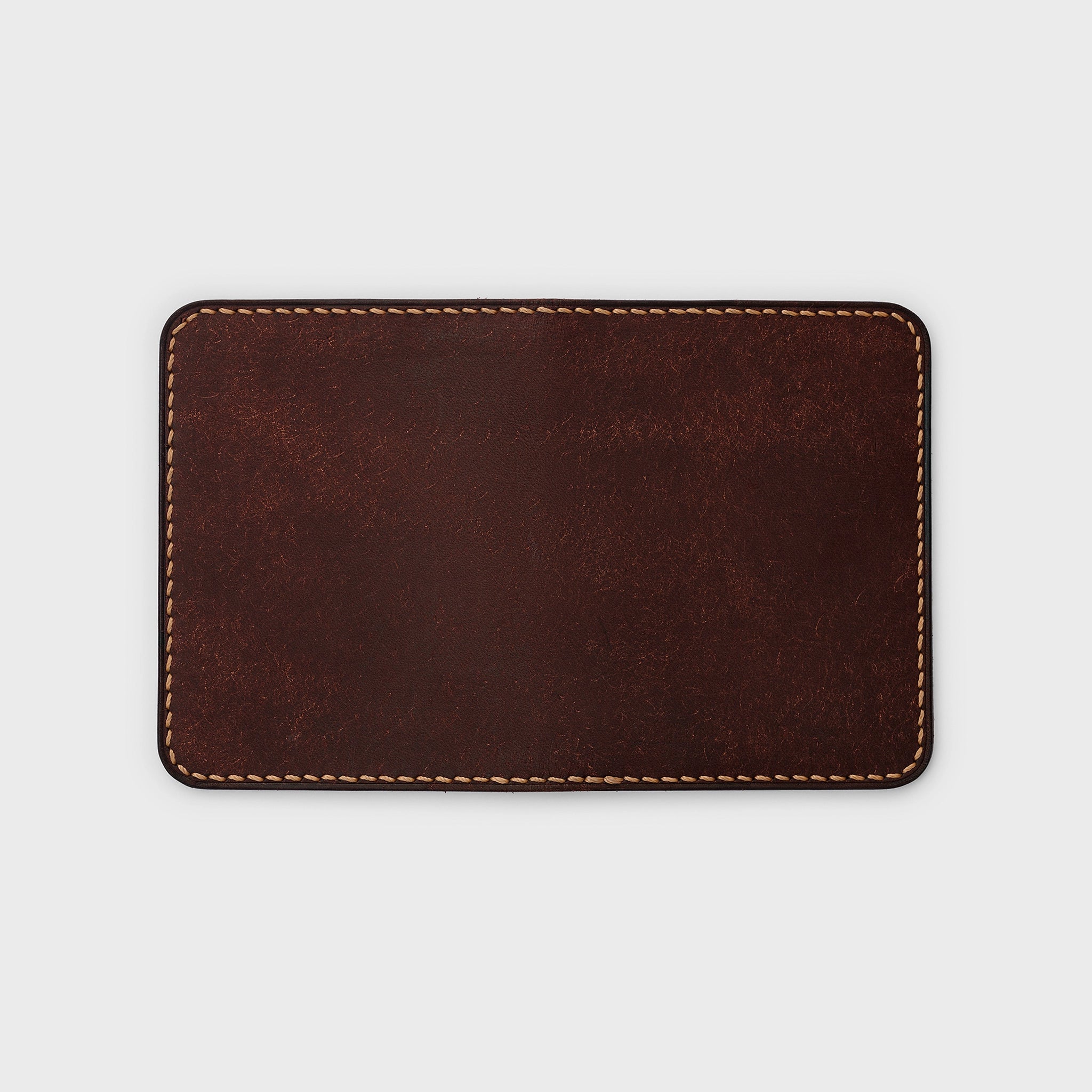 Pueblo Leather Vertical Bifold Card Holder Ver 2