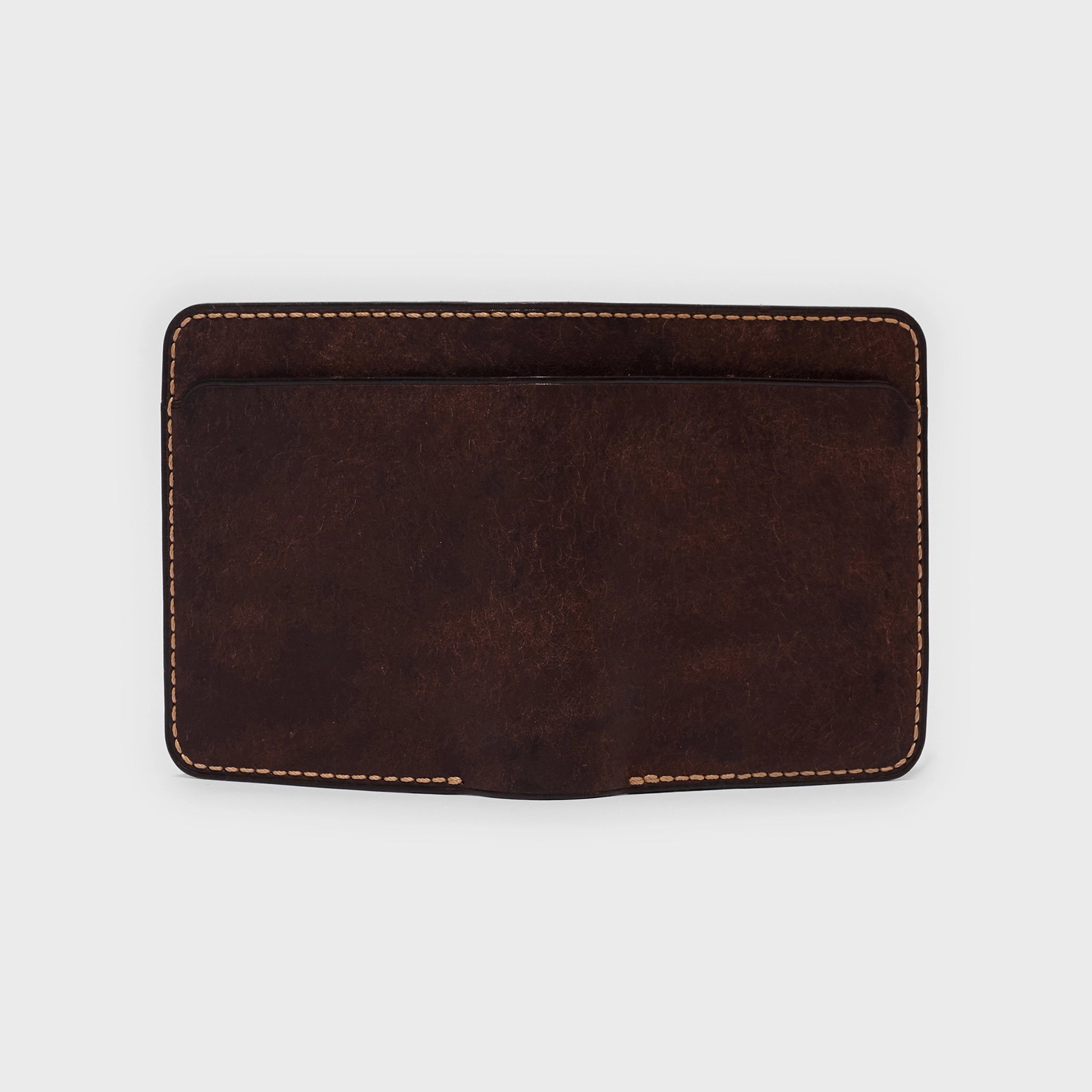 Vertical Pueblo Leather Slim Bifold Wallet Ver 2