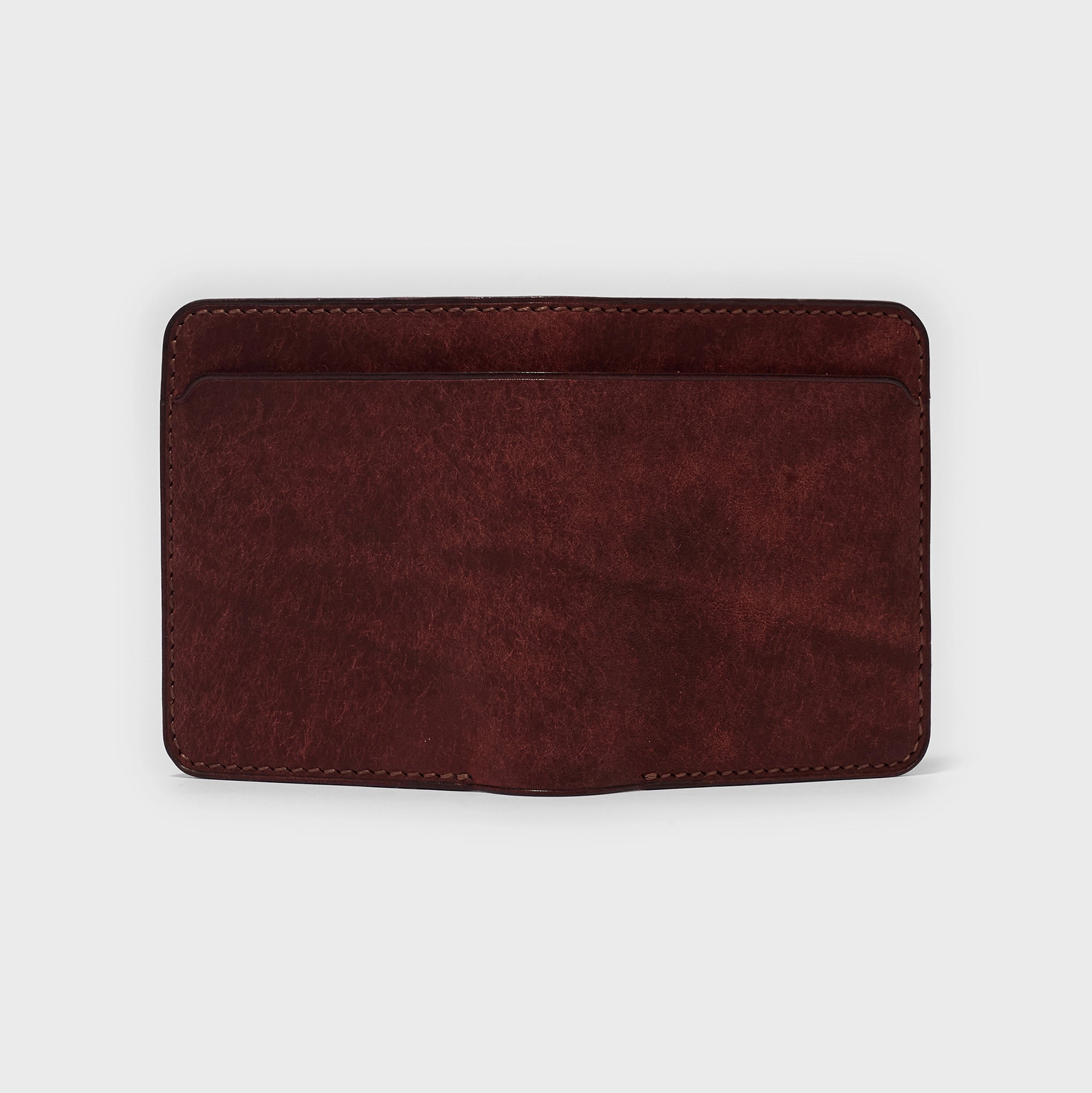 Vertical Pueblo Leather Slim Bifold Wallet Ver 2
