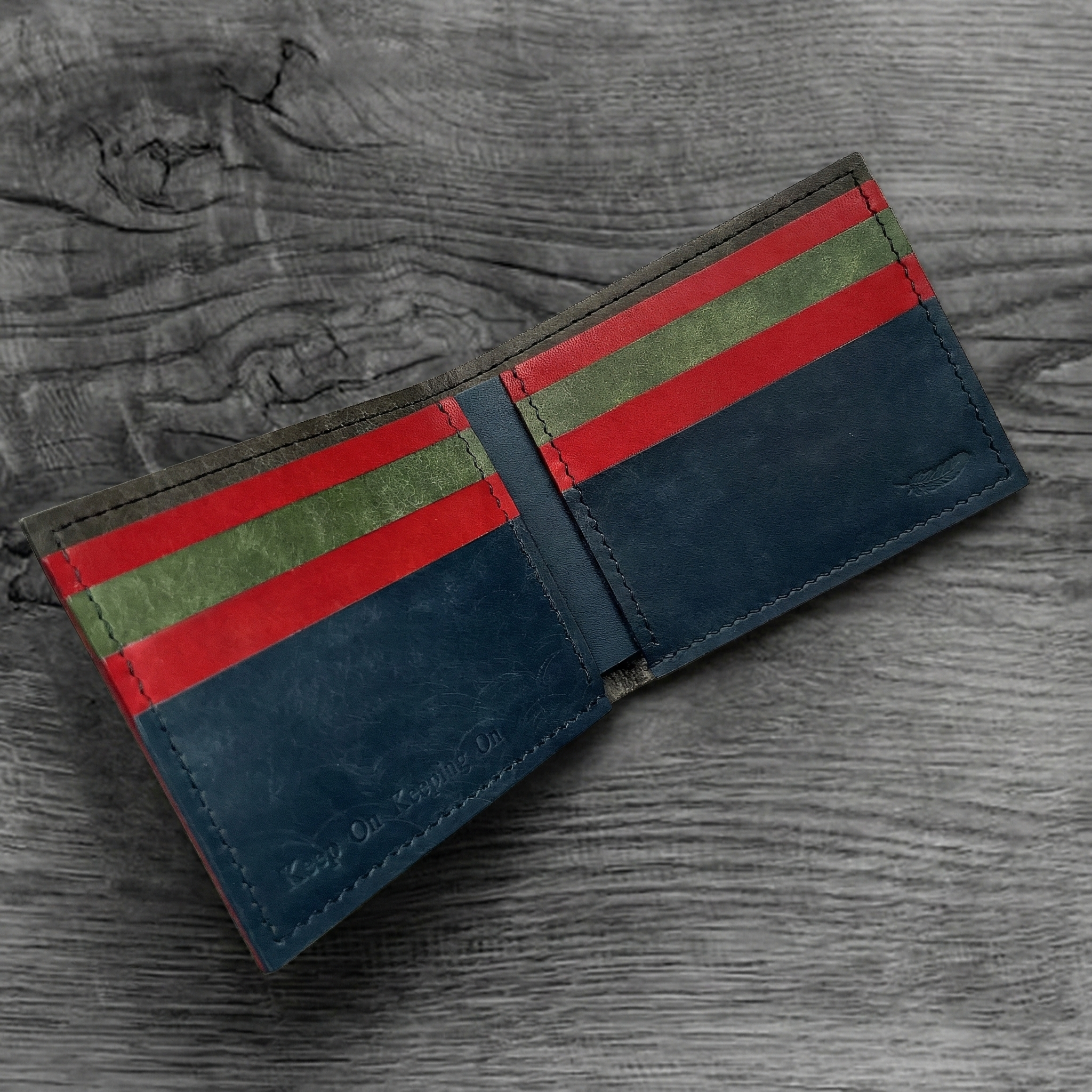Classic Pueblo Leather Bifold Wallet
